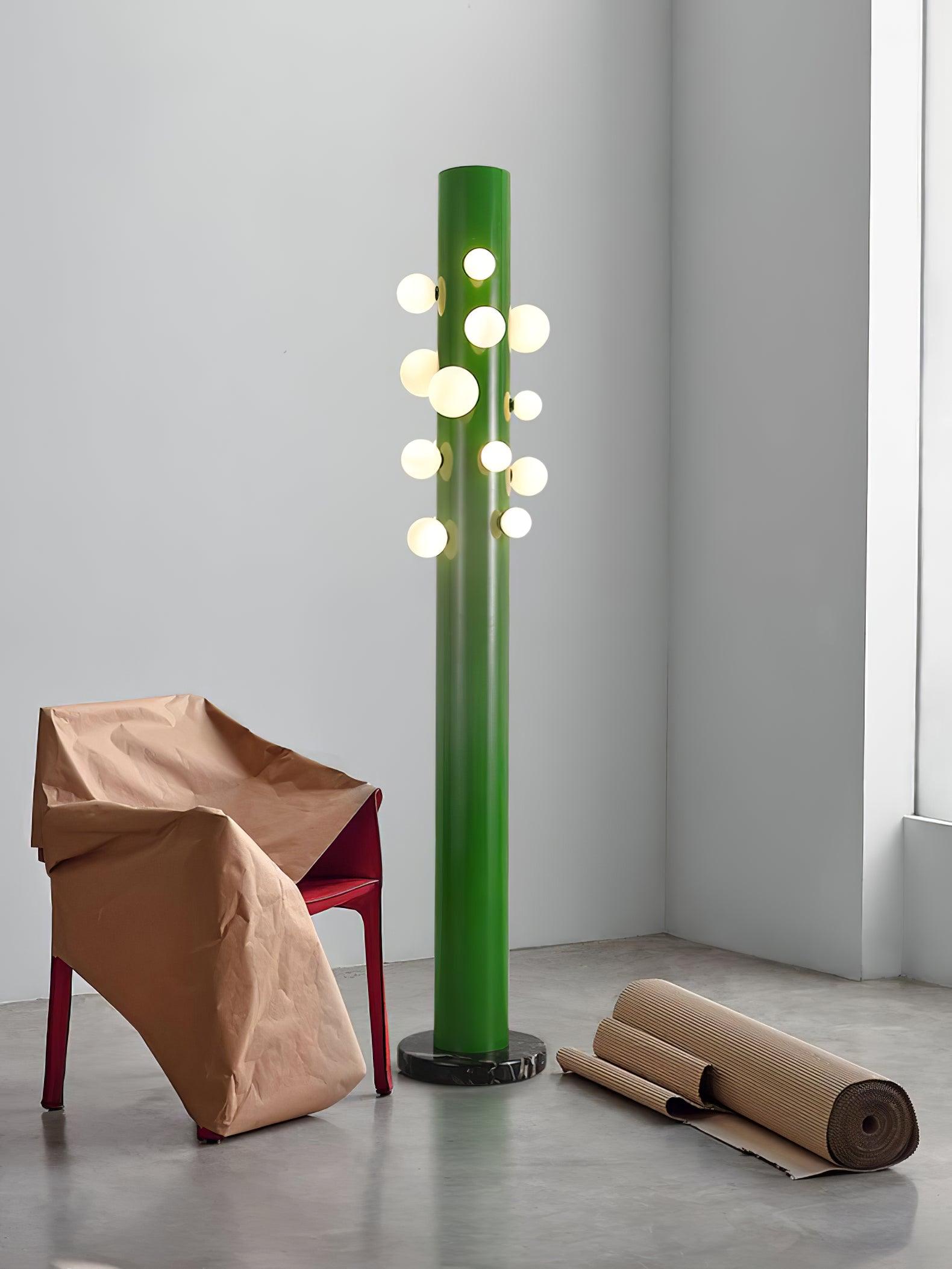 Ortaliel Marble Floor Lamp