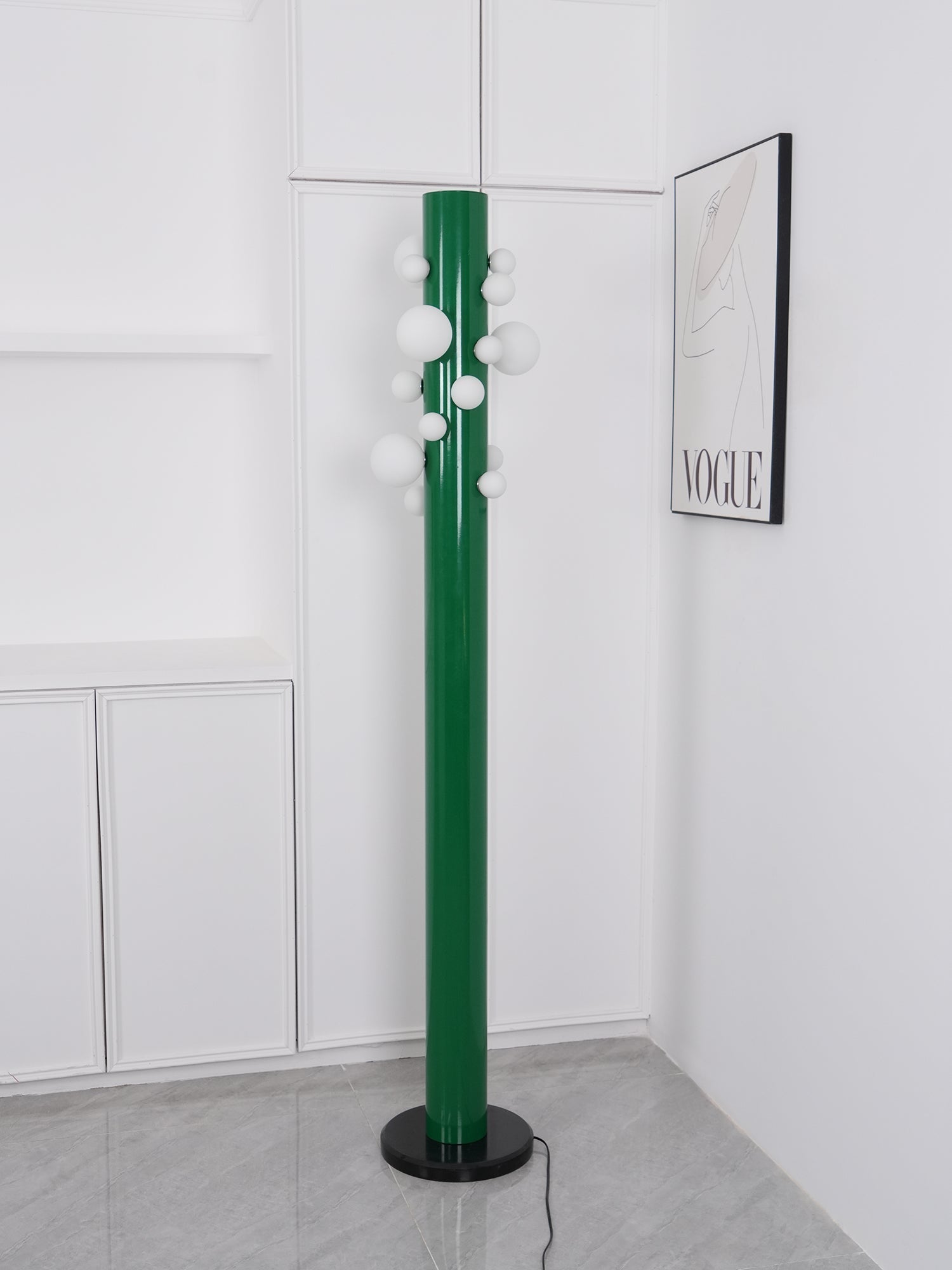 Ortaliel Marble Floor Lamp