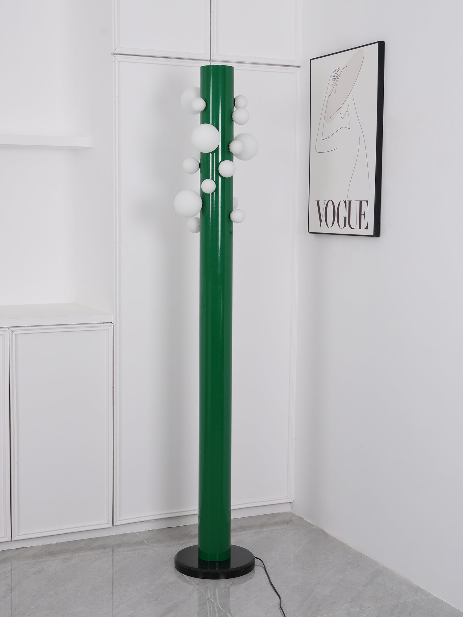 Ortaliel Marble Floor Lamp