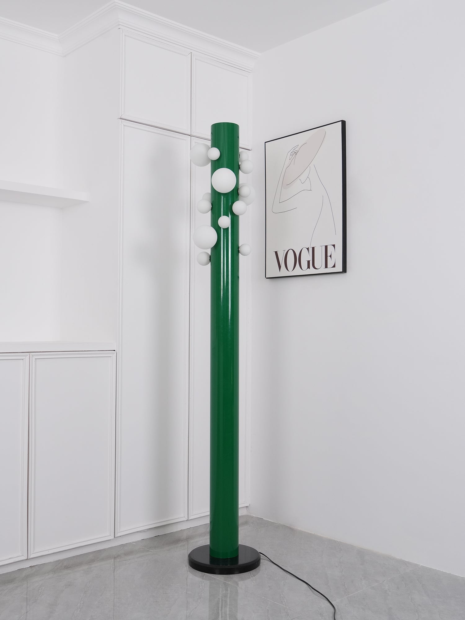Ortaliel Marble Floor Lamp