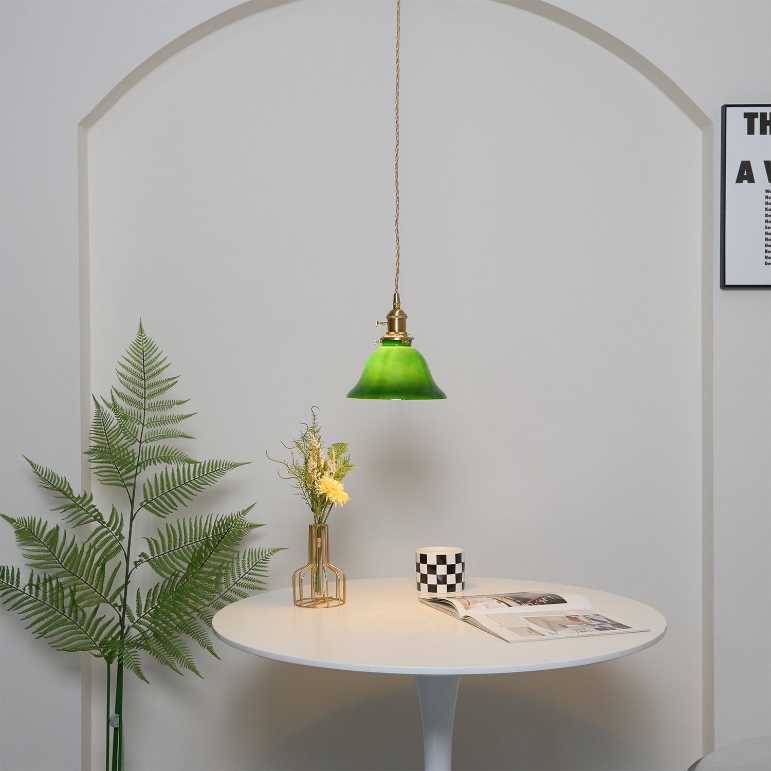 Jovanth Brass Retro Pendant Light