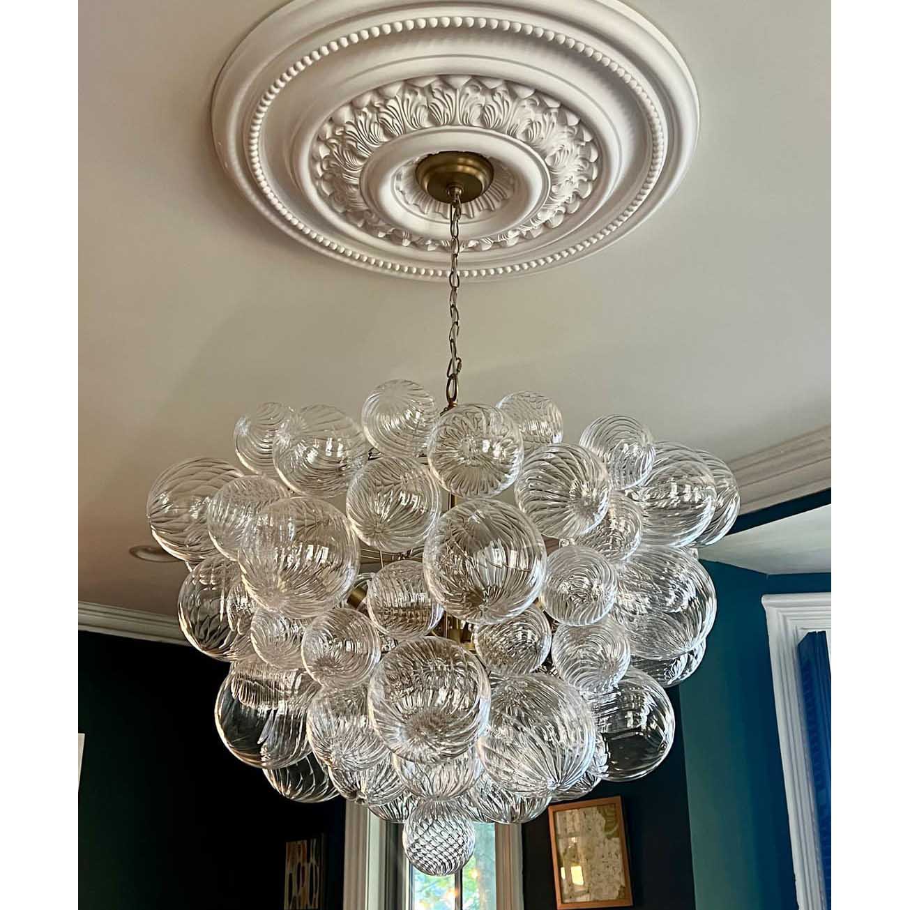 Aurora Chandelier Glass Ball Bubble Modern - Neutral Decor