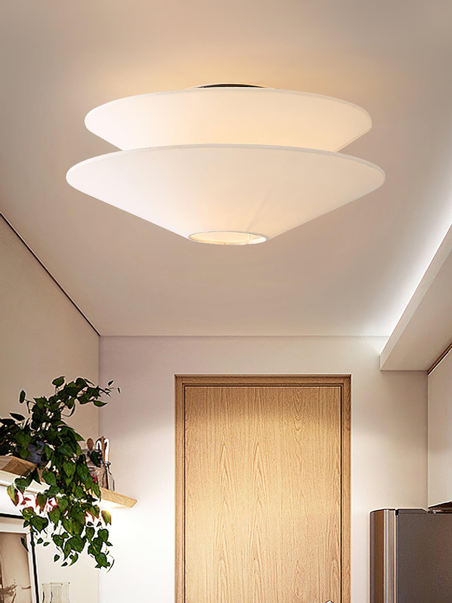 Ealo Nordic Art Fabric Flushmount Ceiling Light