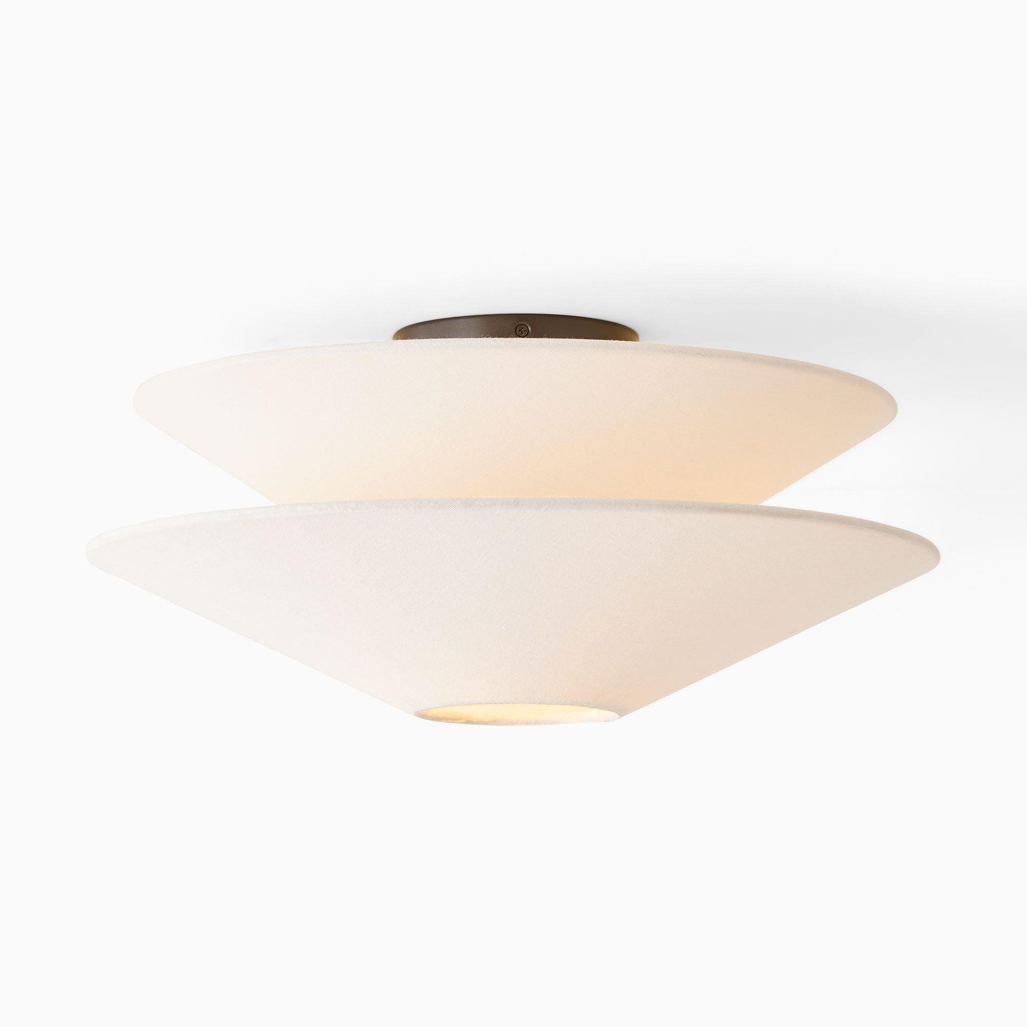 Ealo Nordic Art Fabric Flushmount Ceiling Light