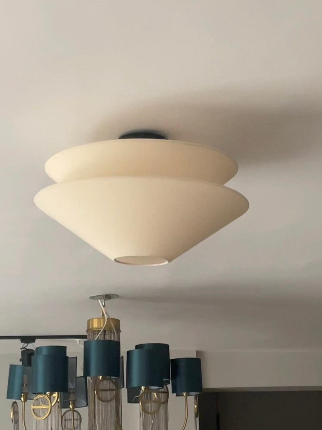 Ealo Nordic Art Fabric Flushmount Ceiling Light