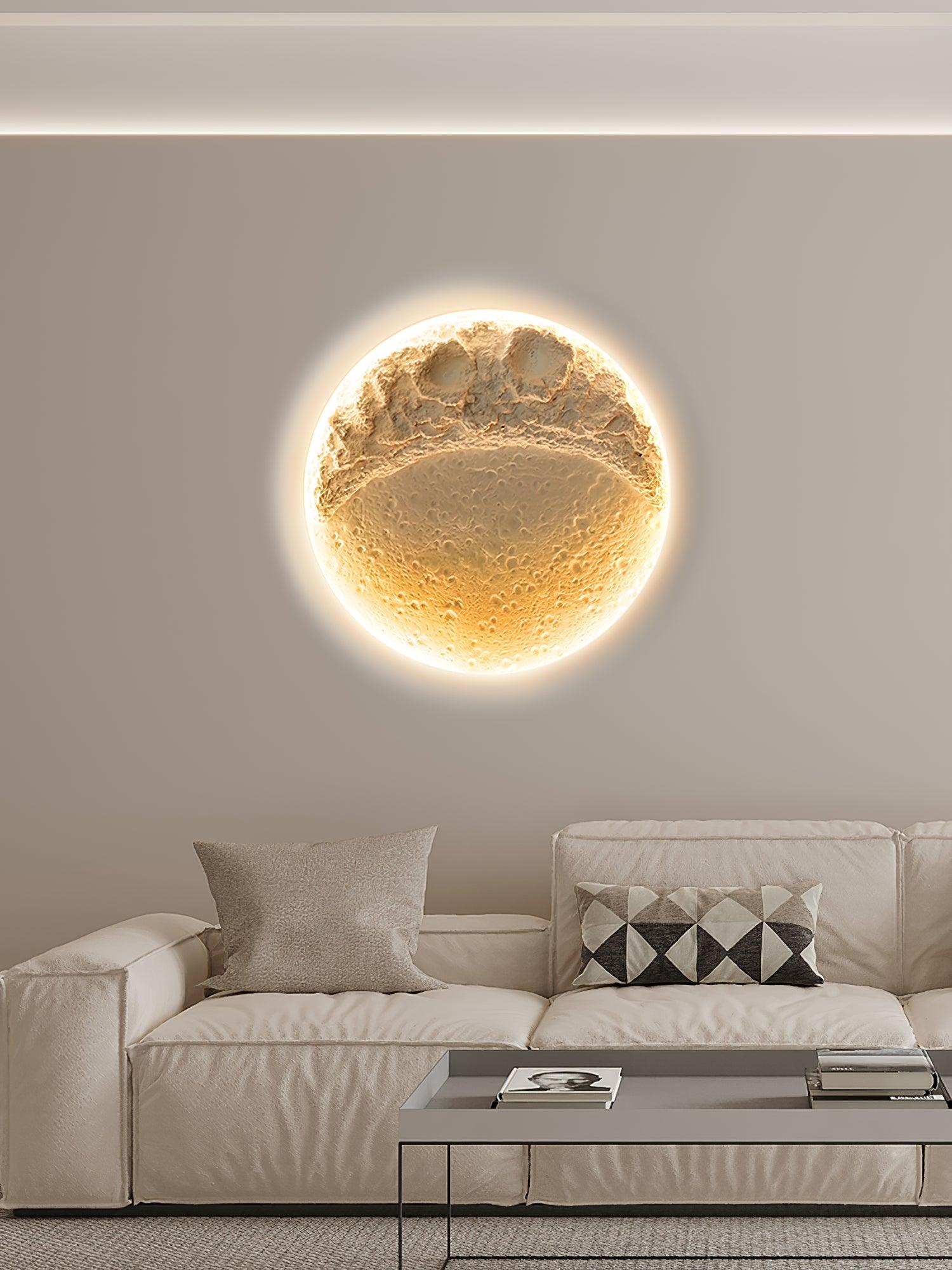 Elaisaine Wall Lamp Gypsum Moon