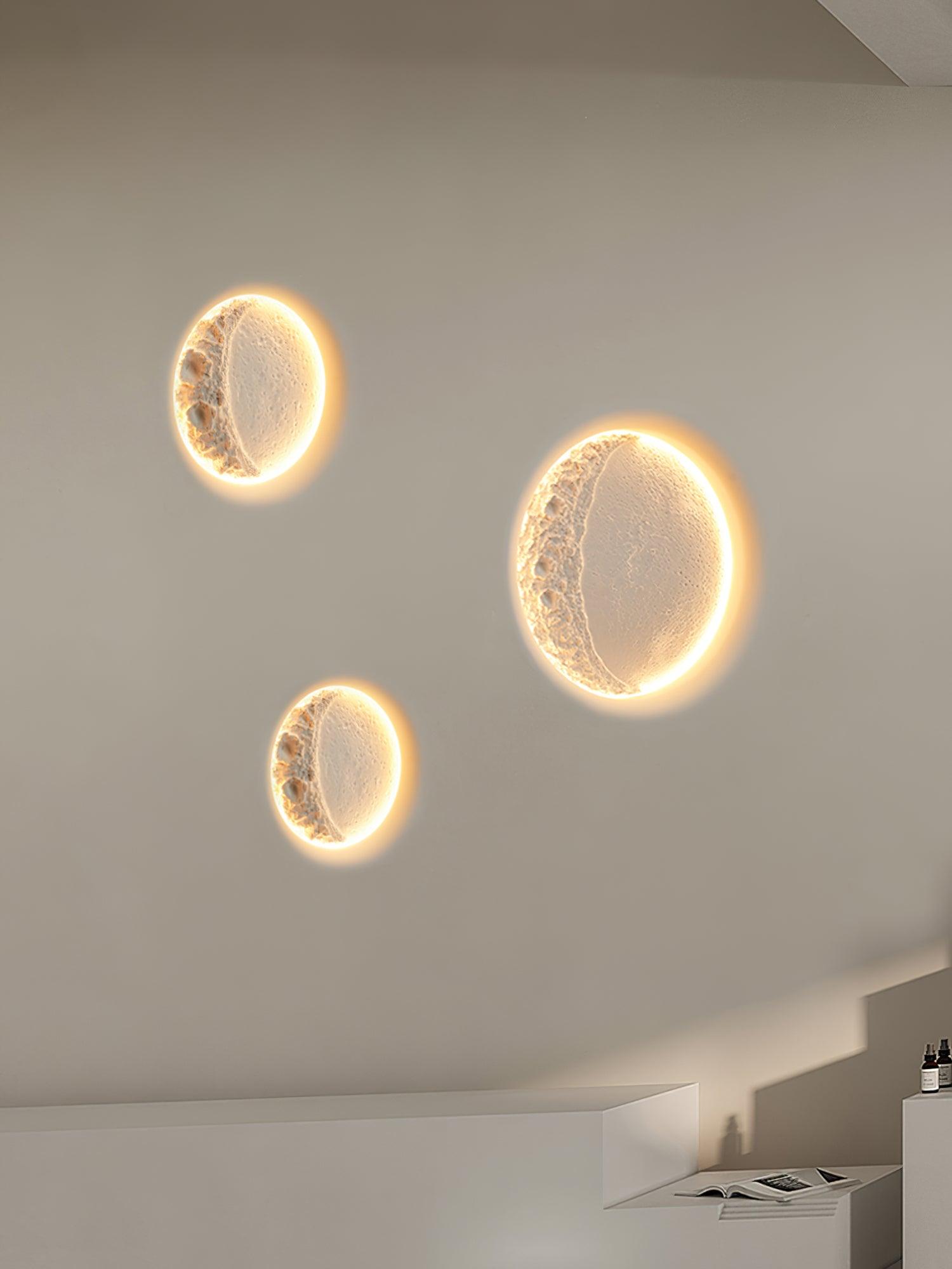 Elaisaine Wall Lamp Gypsum Moon