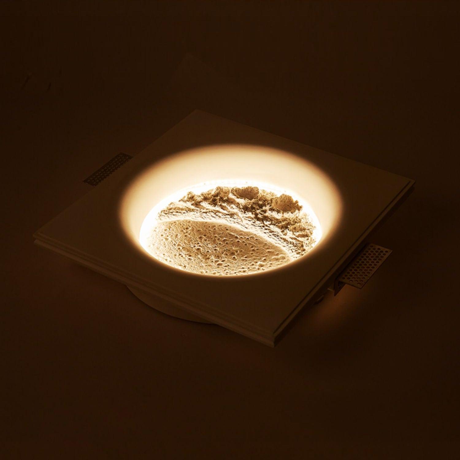 Elaisaine Wall Lamp Gypsum Moon