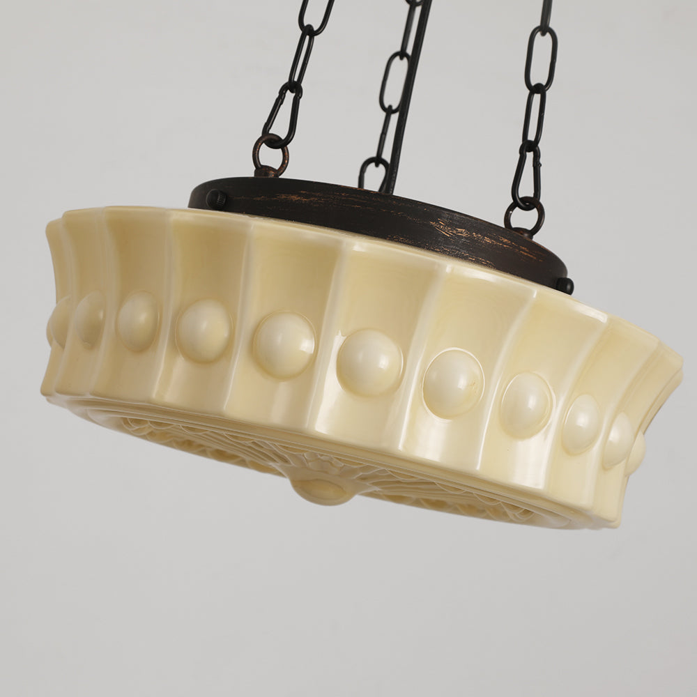 Valentina Vintage French Country Dome Pendant Light Living Room
