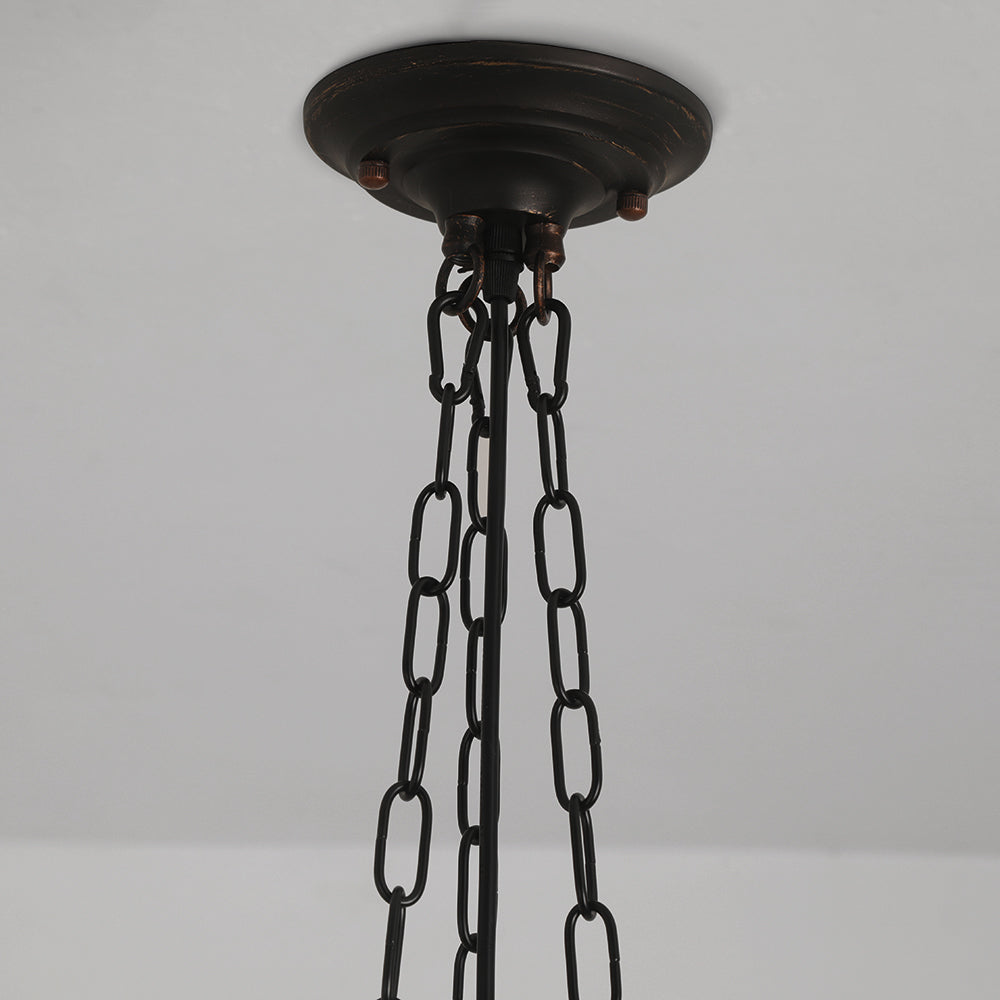 Valentina Vintage French Country Dome Pendant Light Living Room