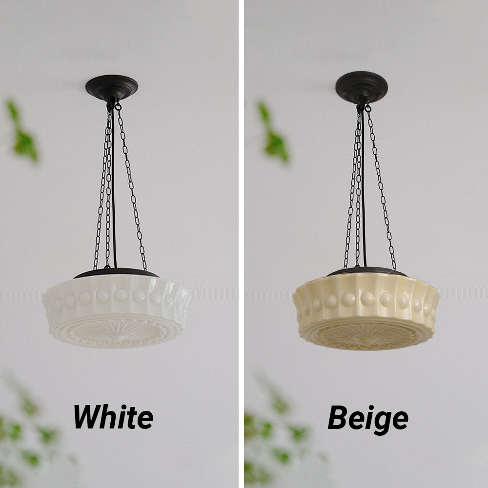 Valentina Vintage French Country Dome Pendant Light Living Room
