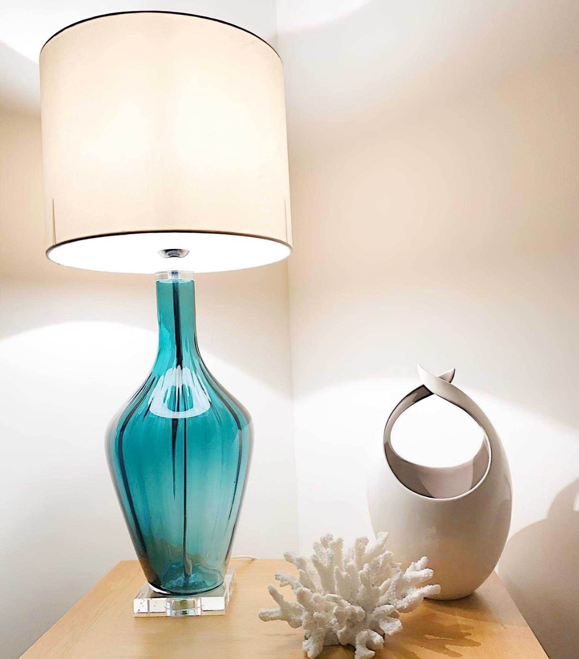 Syphae Glass Table Lamp