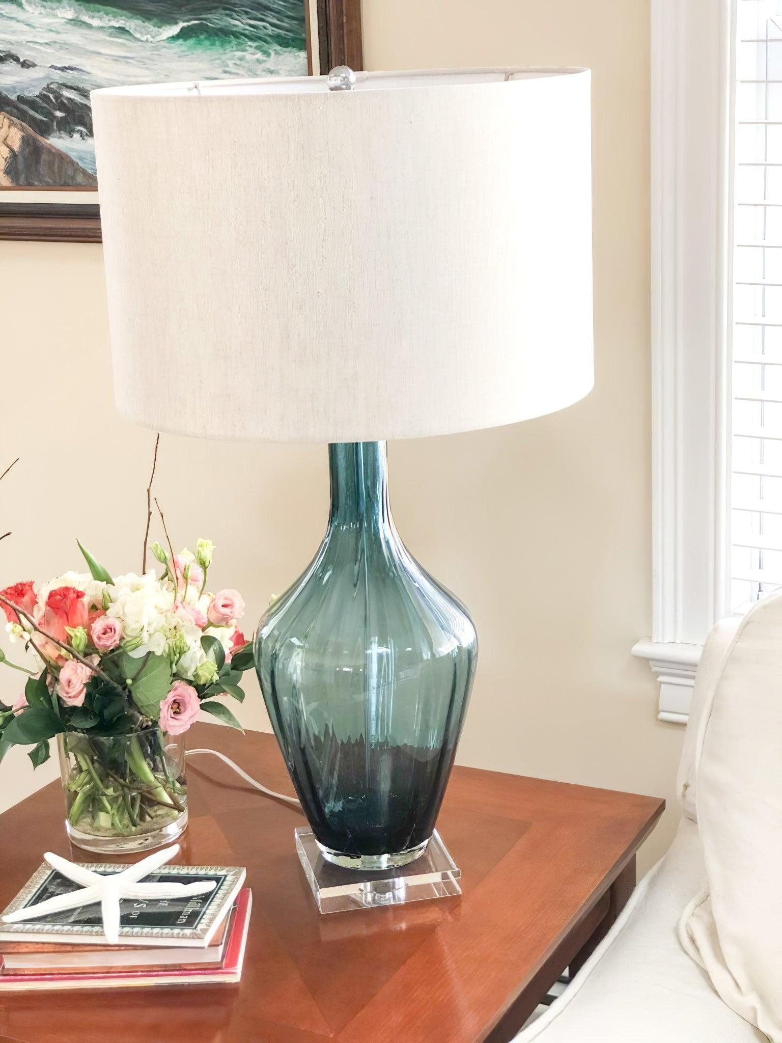 Syphae Glass Table Lamp