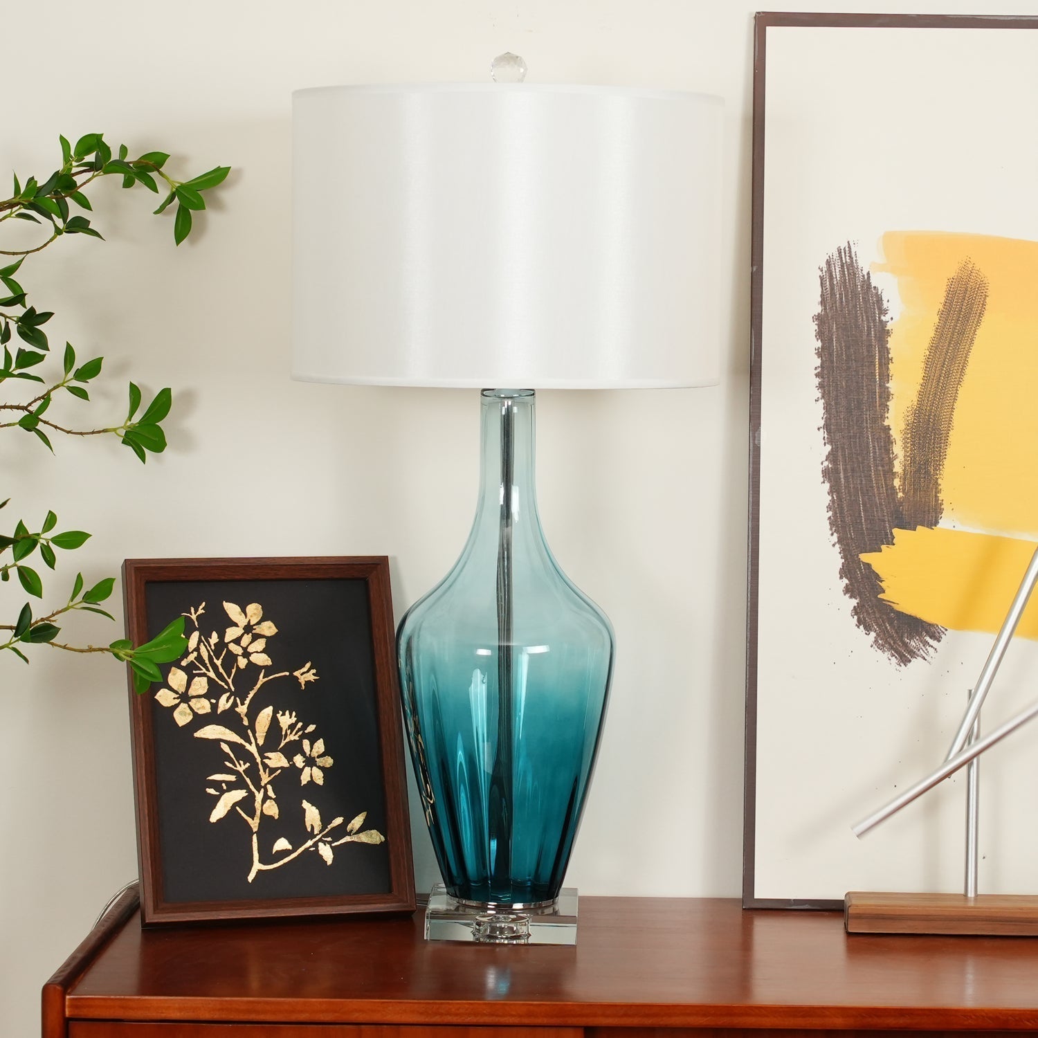 Syphae Glass Table Lamp