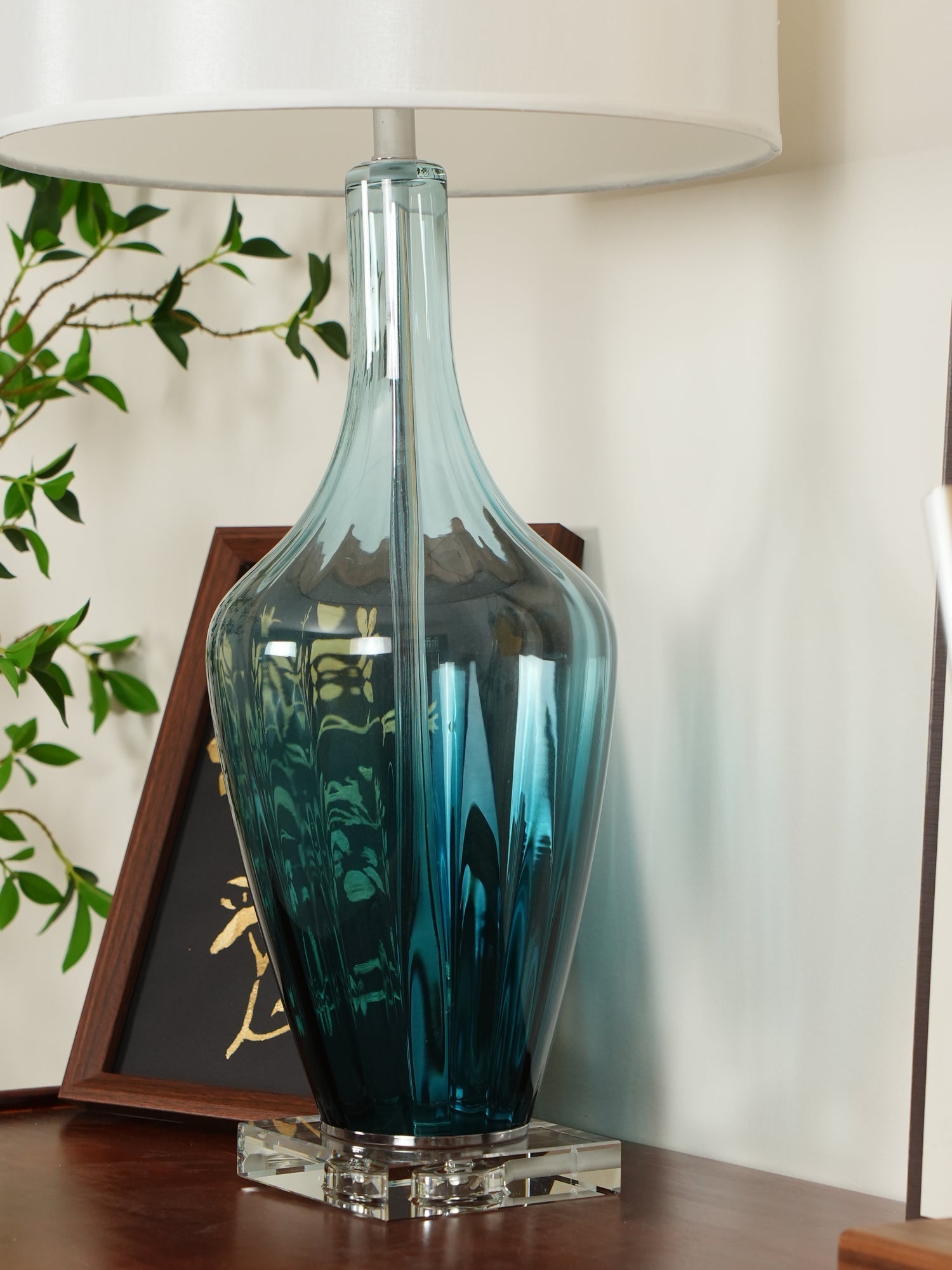 Syphae Glass Table Lamp