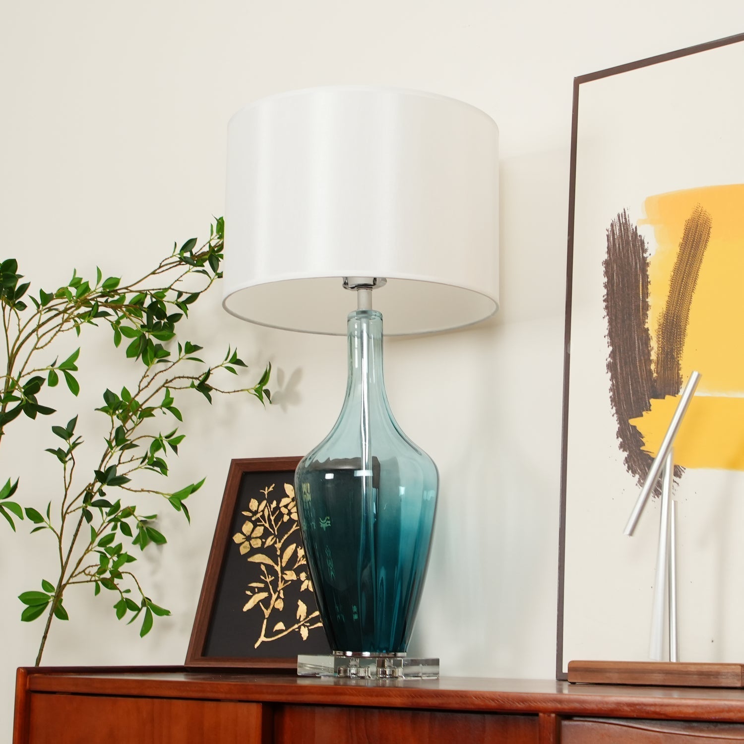 Syphae Glass Table Lamp