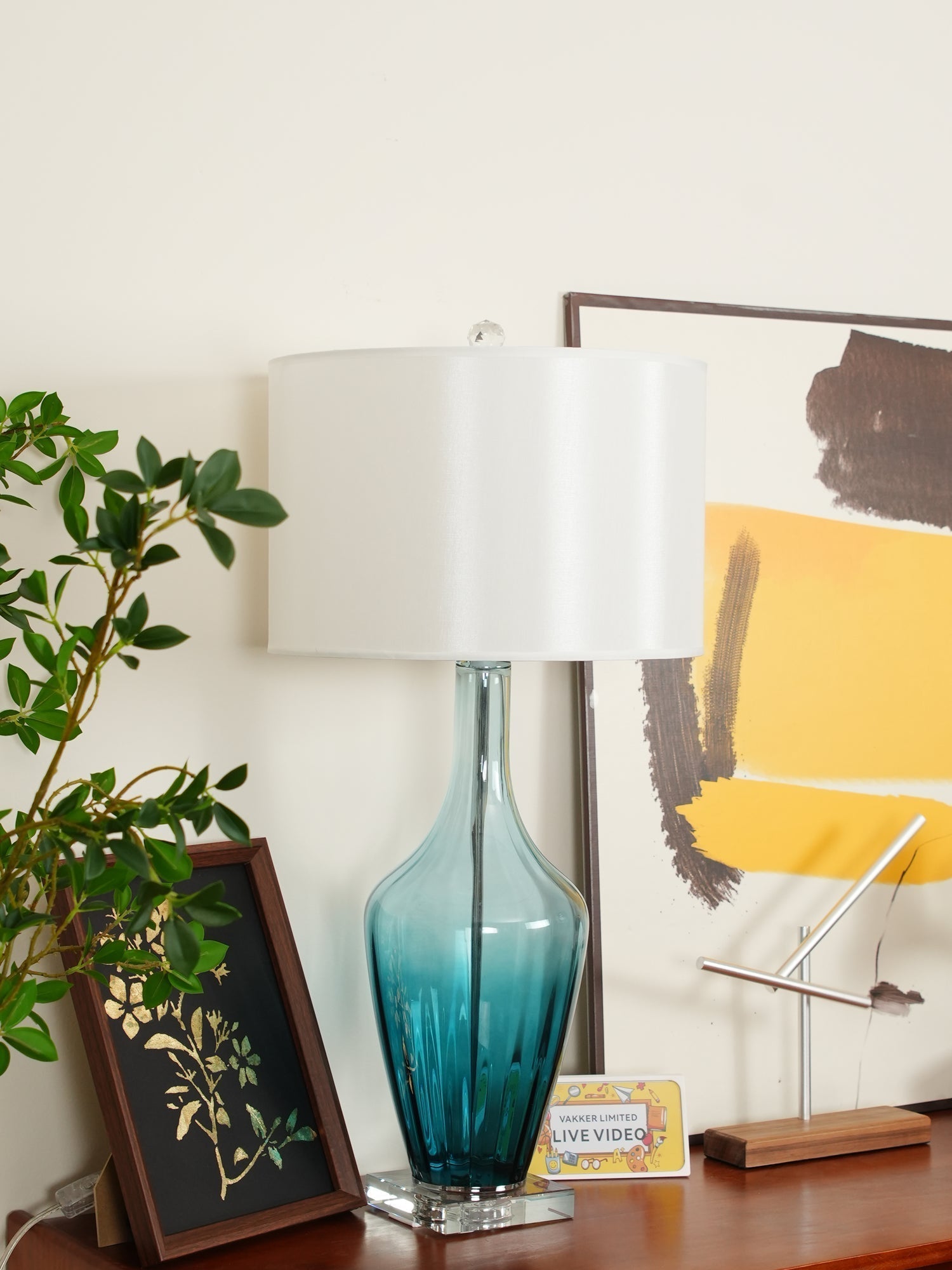 Syphae Glass Table Lamp
