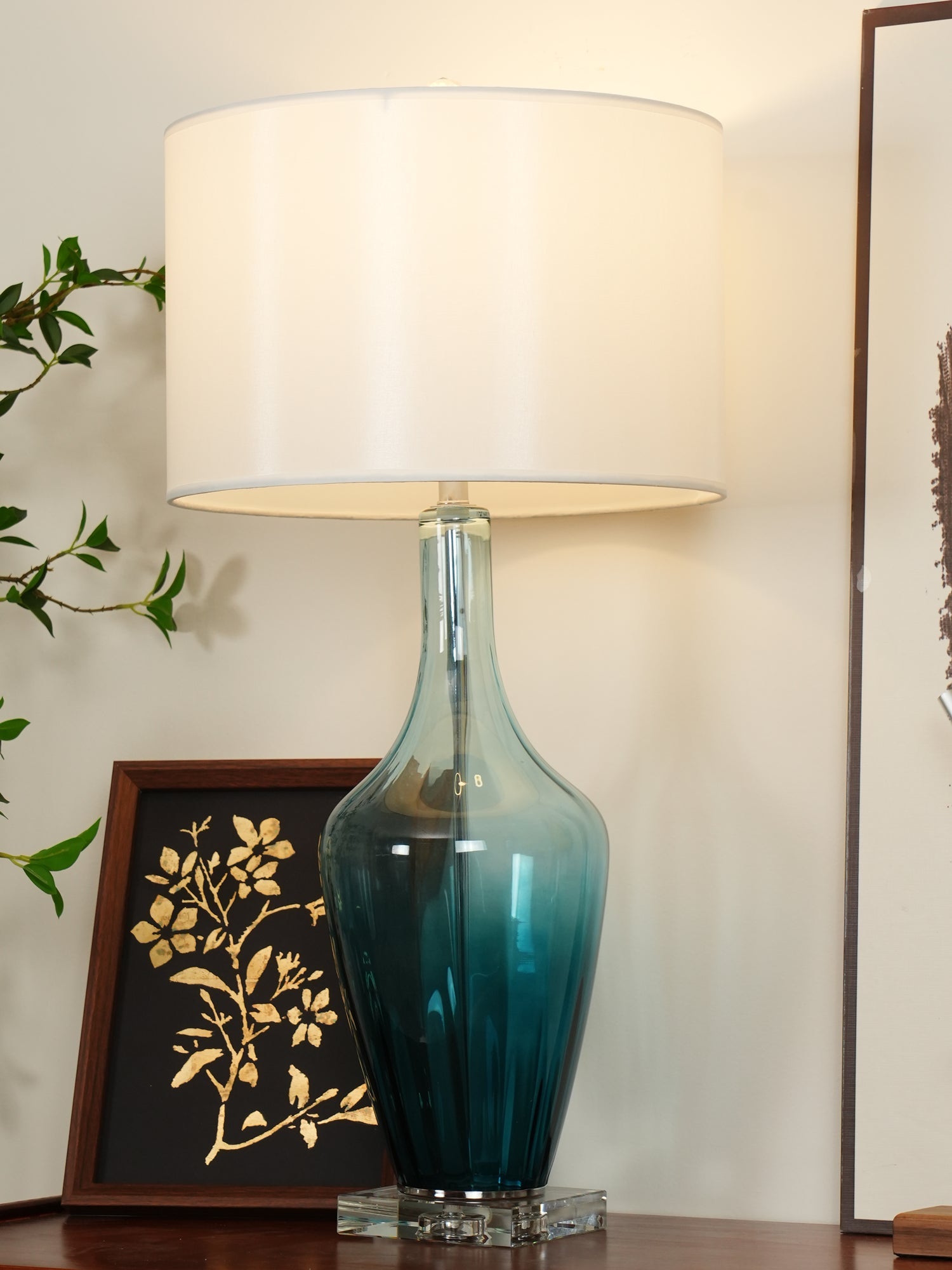 Syphae Glass Table Lamp