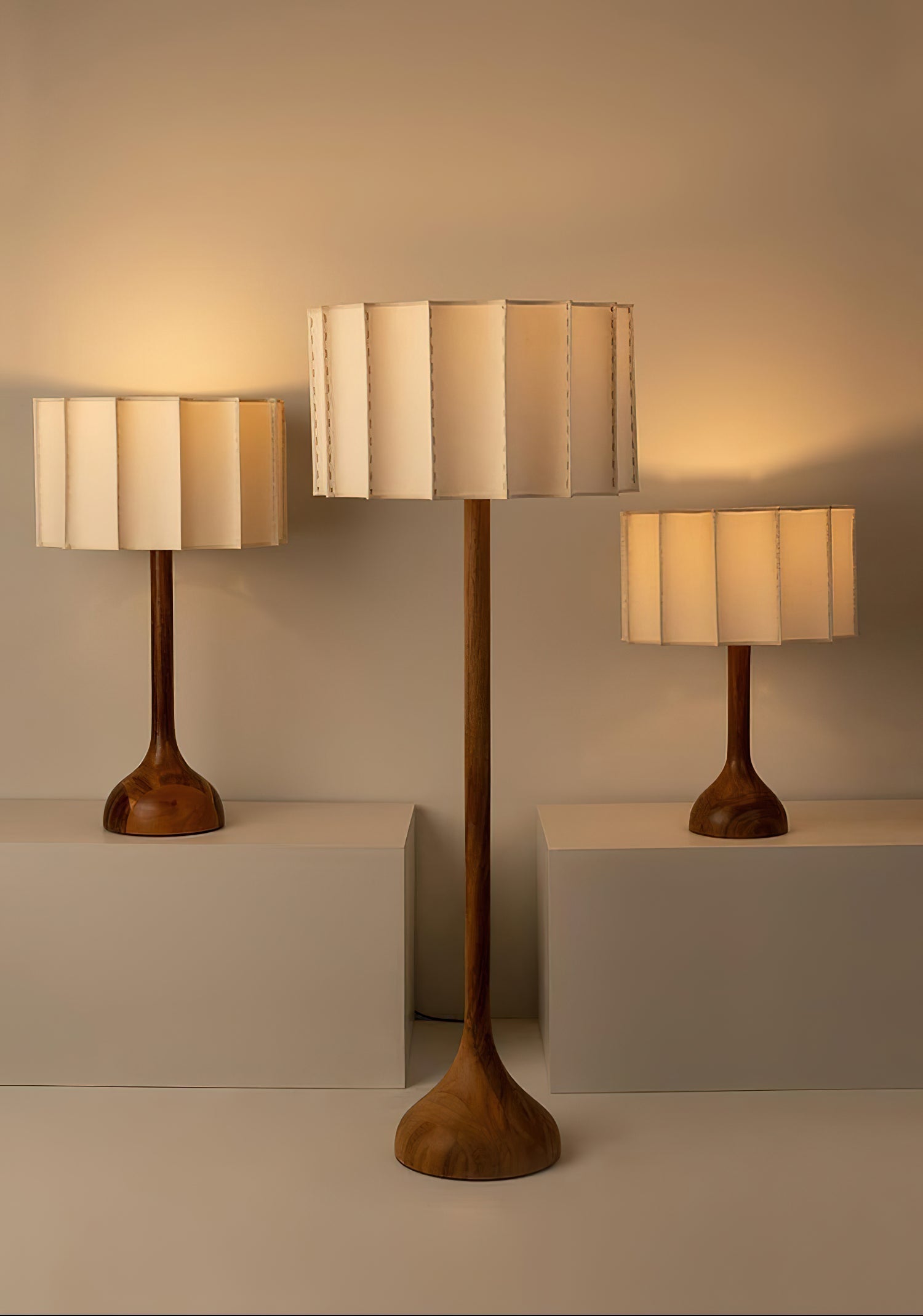 Bexi Minimalist Wood Floor Lamp