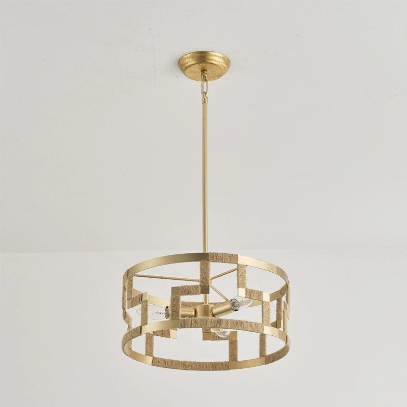 Matrix Gold Pendant Lamp
