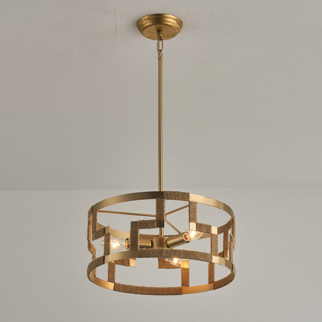 Matrix Gold Pendant Lamp