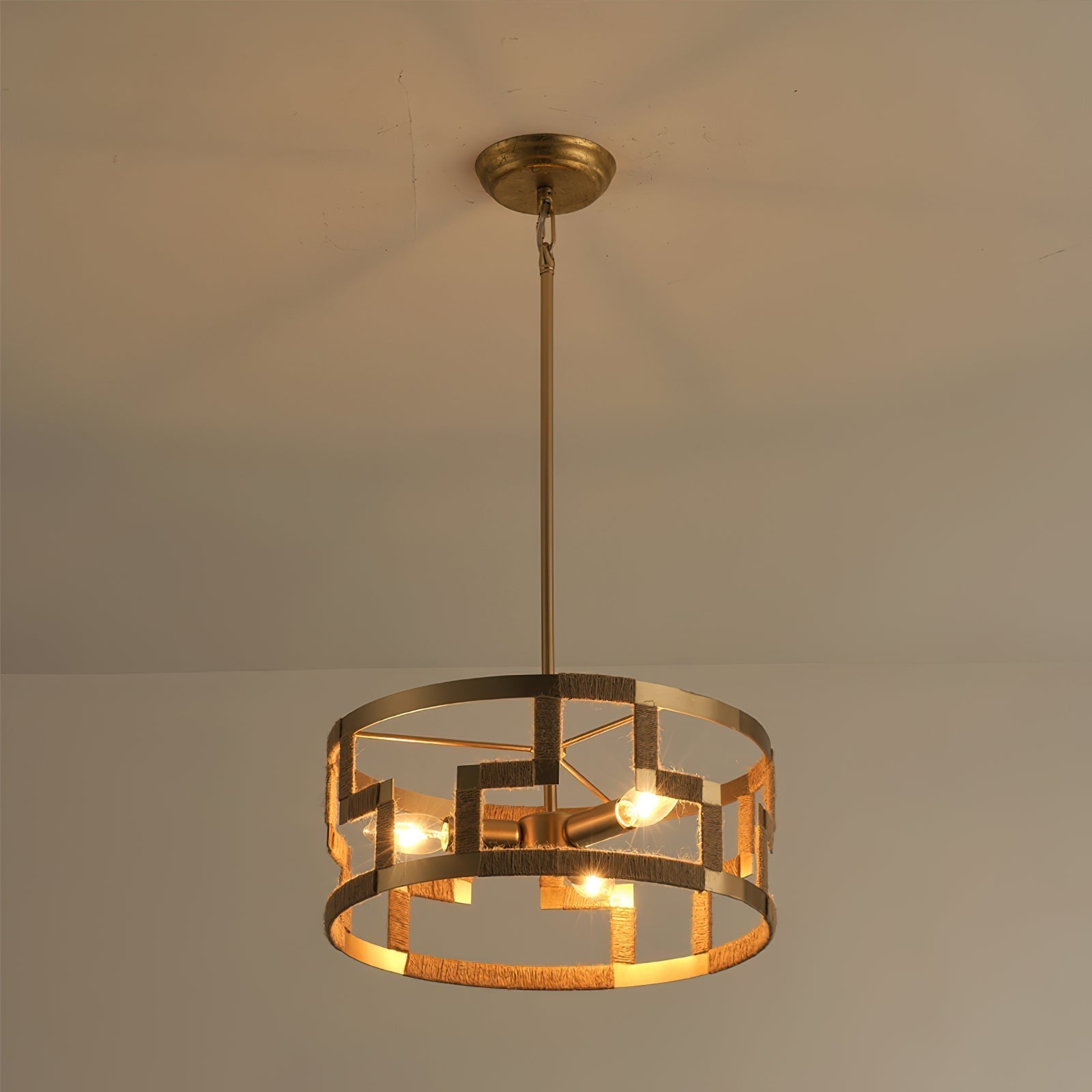 Matrix Gold Pendant Lamp