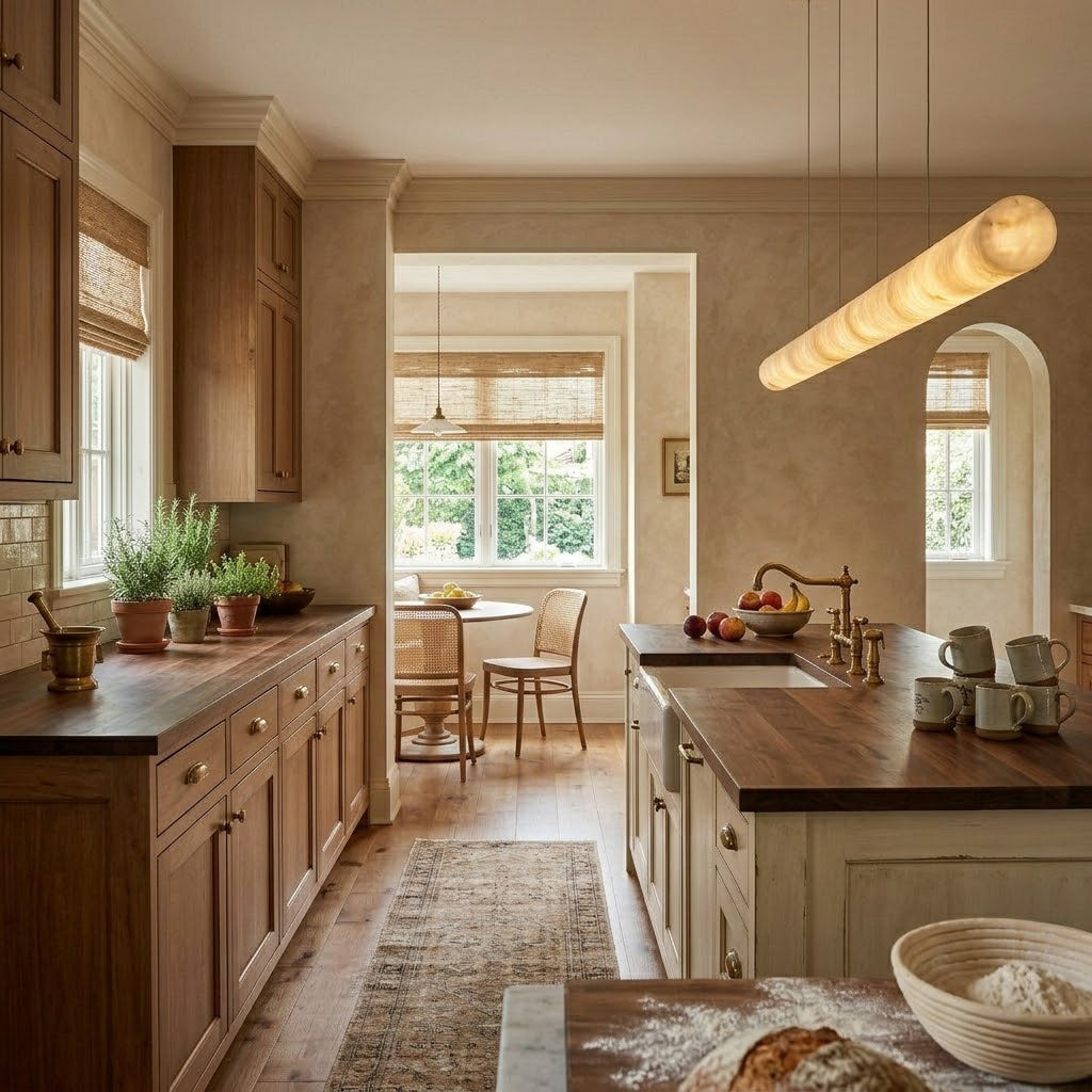 Wrenmere Linear Alabaster Chandelier