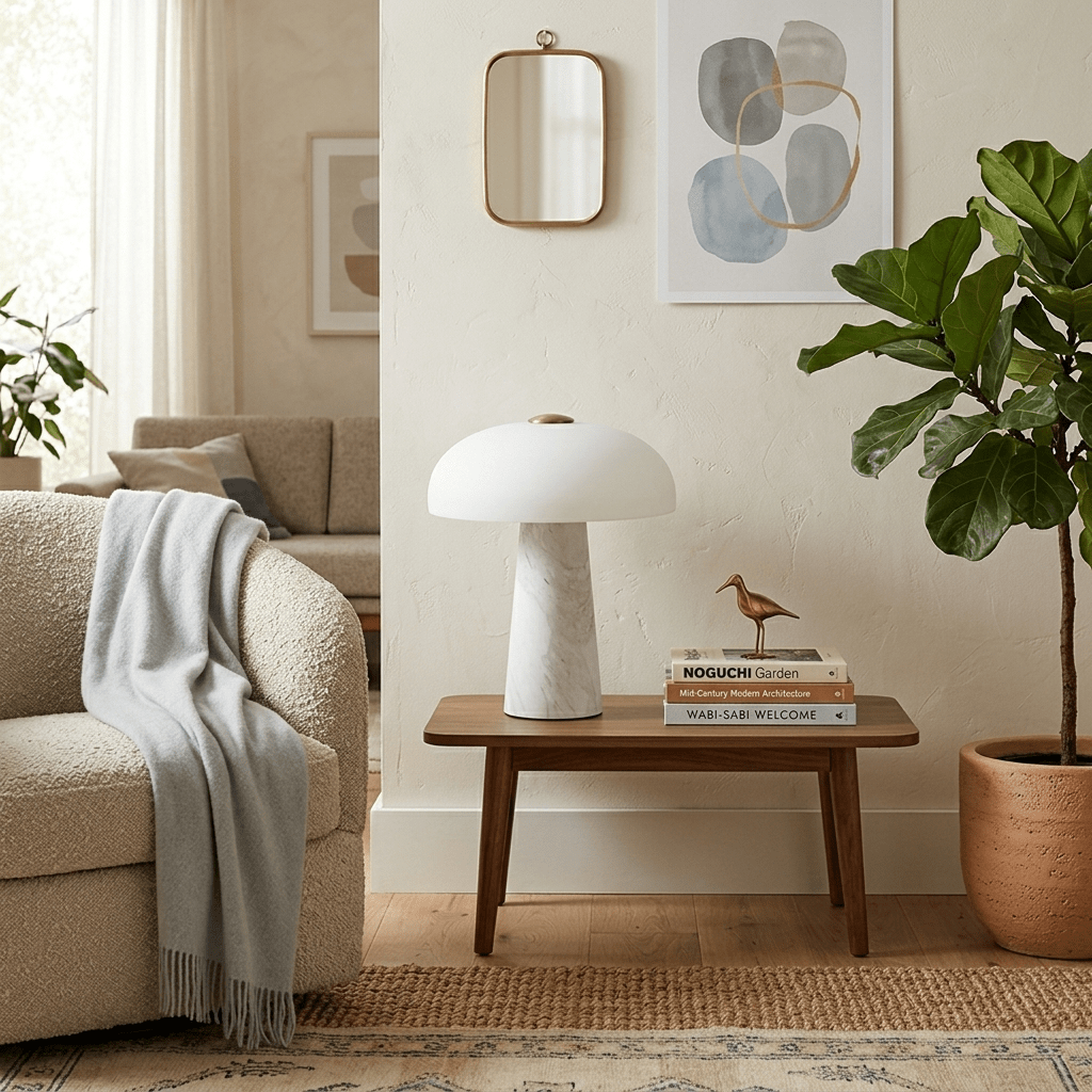Marbra Haloire Marble Table Lamp