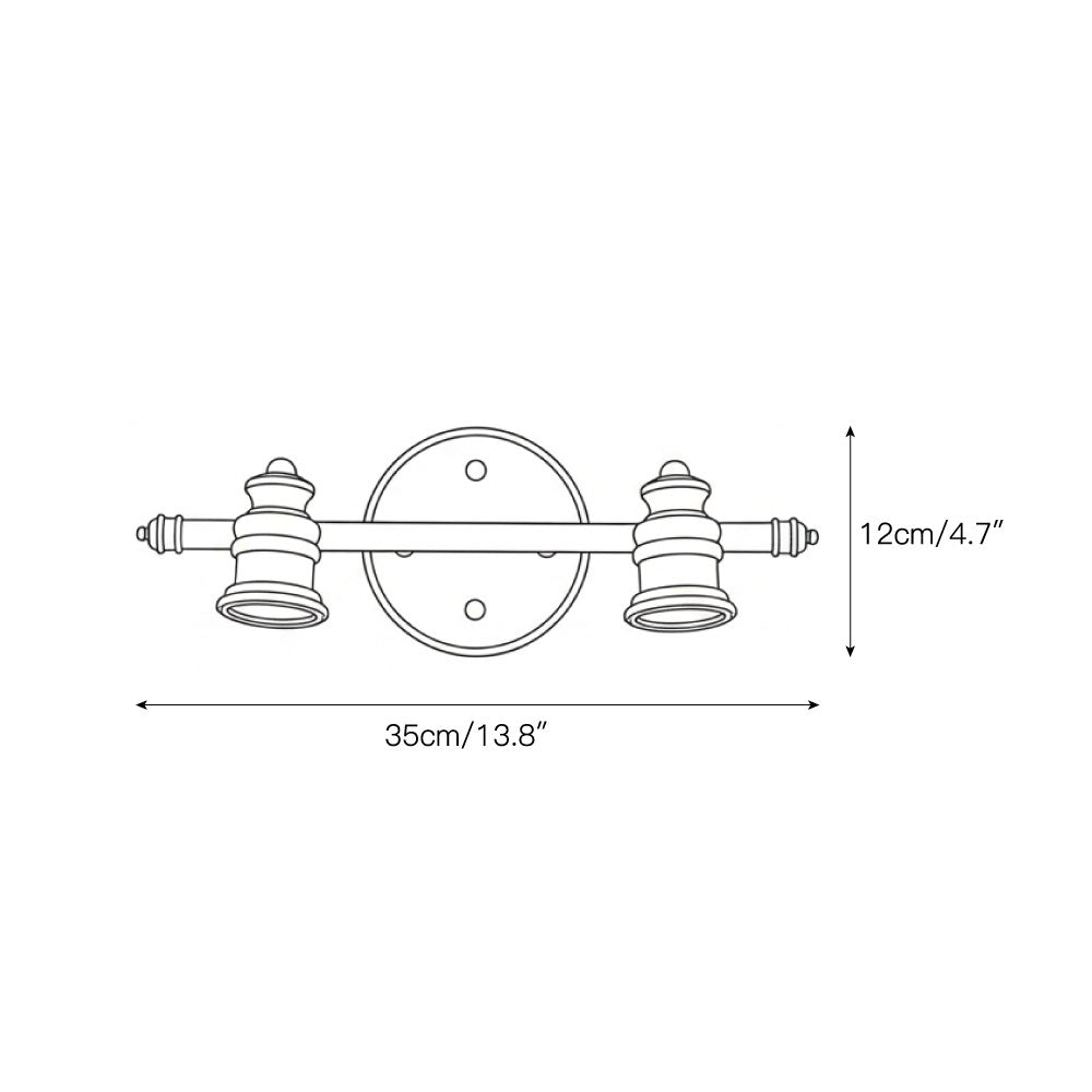 Fairley Brass Indoor Wall Light