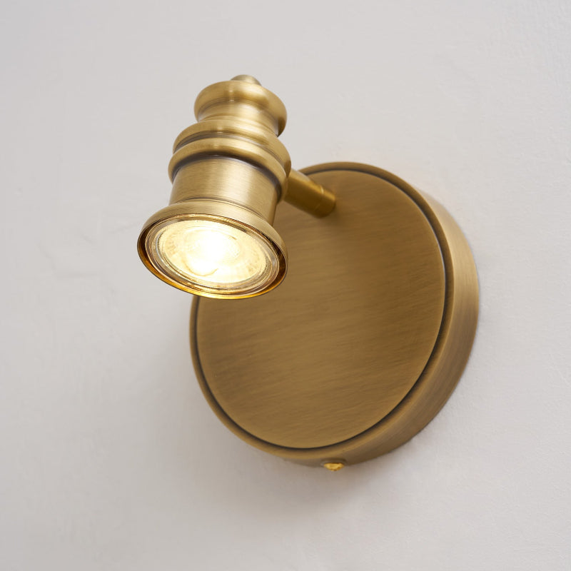 Fairley Brass Indoor Wall Light