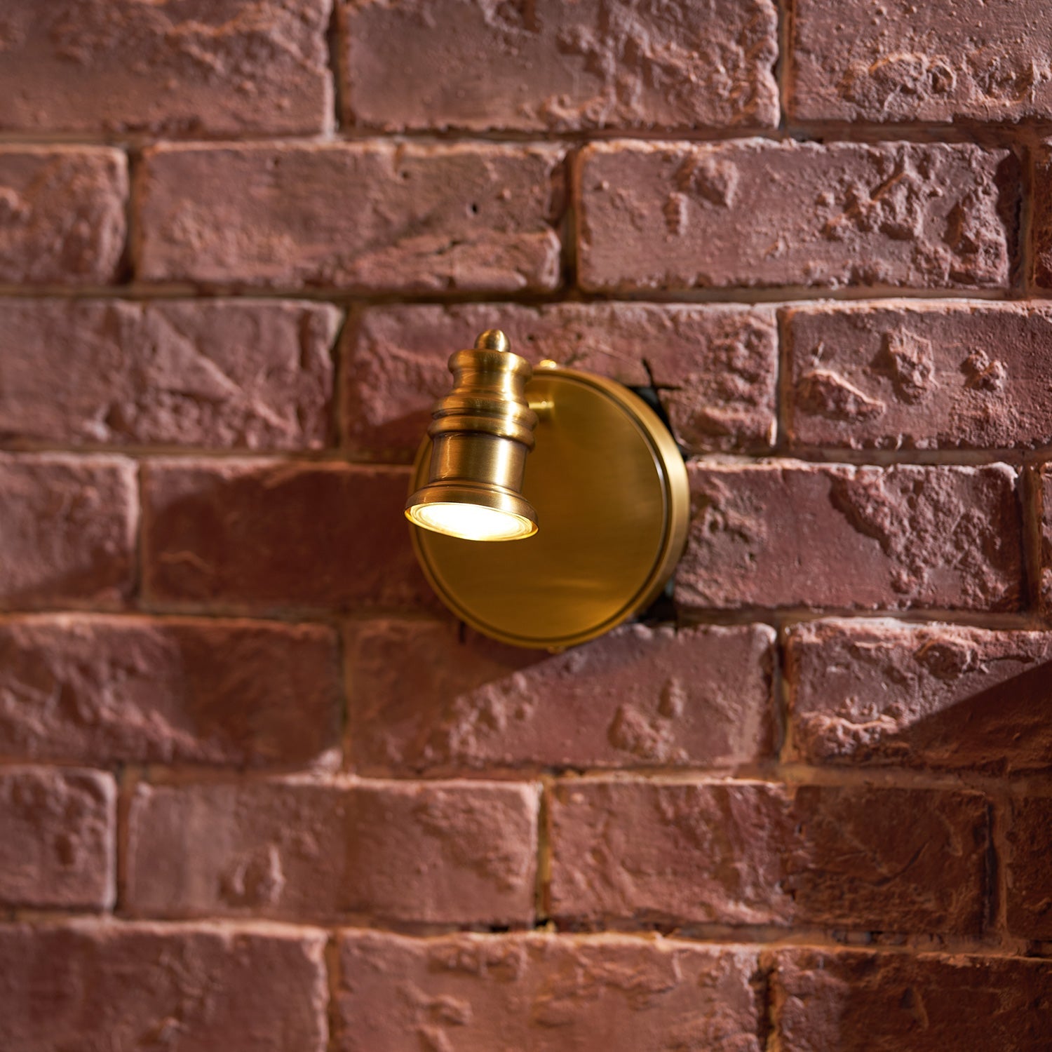 Fairley Brass Indoor Wall Light