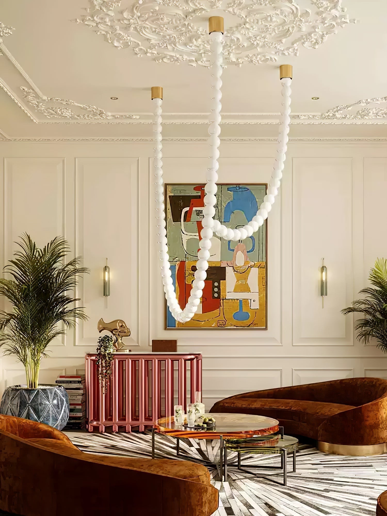 Zalvarin Brass Sputnik Chandelier - Neutral Decor