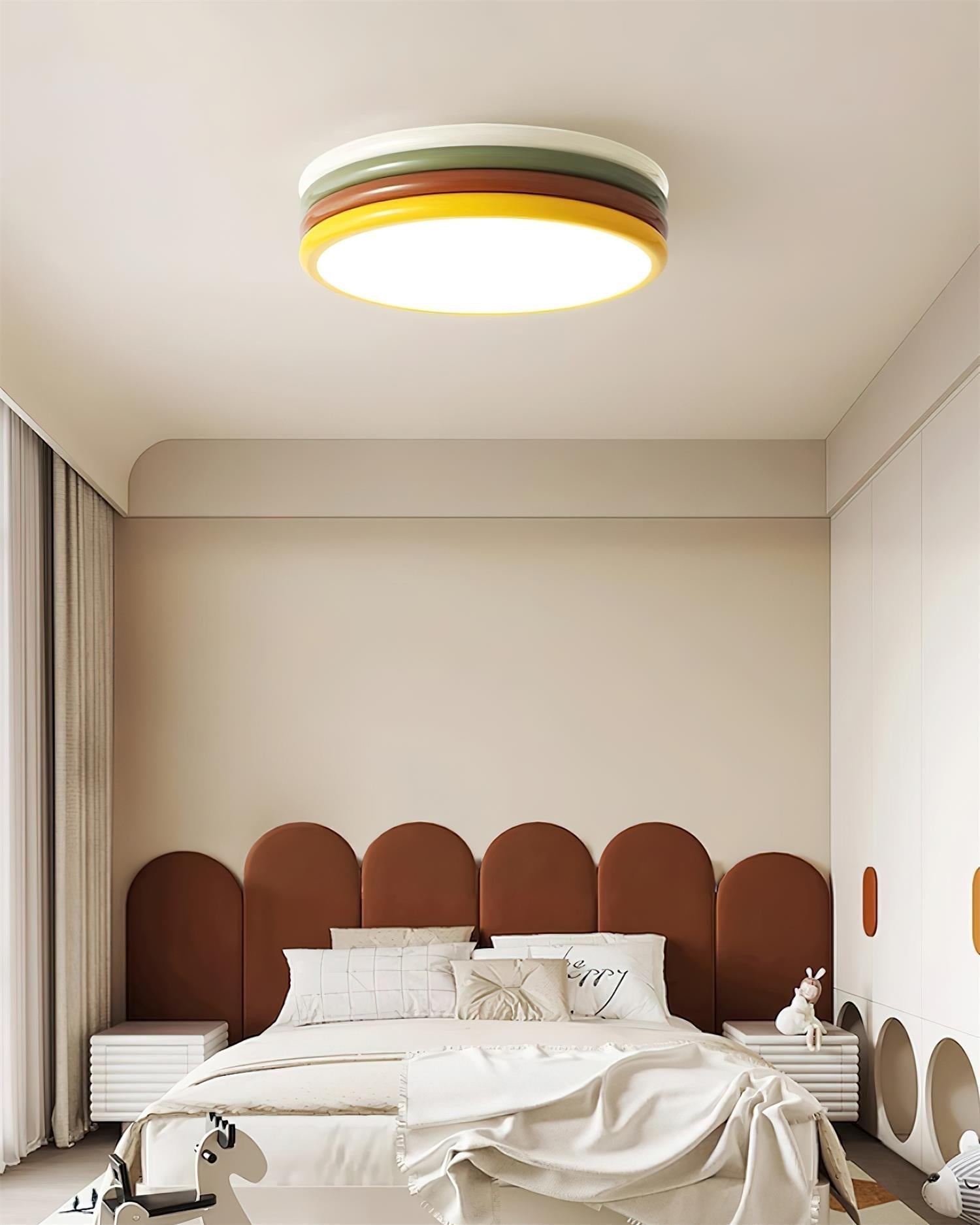 Dunoir Unique Art Color Stack Ceiling Lamp