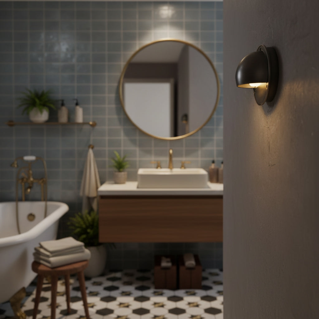Clairwood Brass Indoor Wall Light