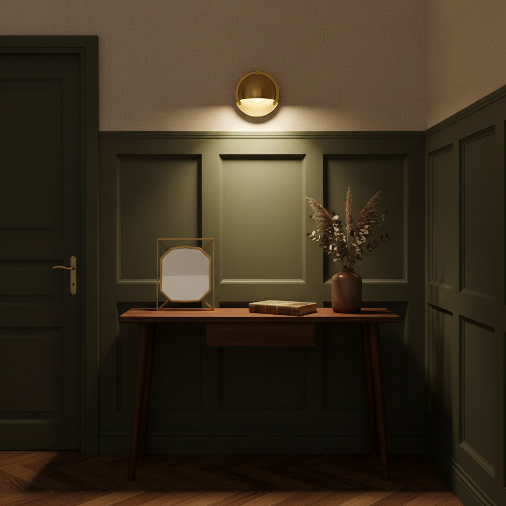 Clairwood Brass Indoor Wall Light