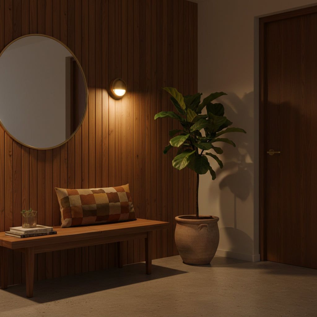 Clairwood Brass Indoor Wall Light