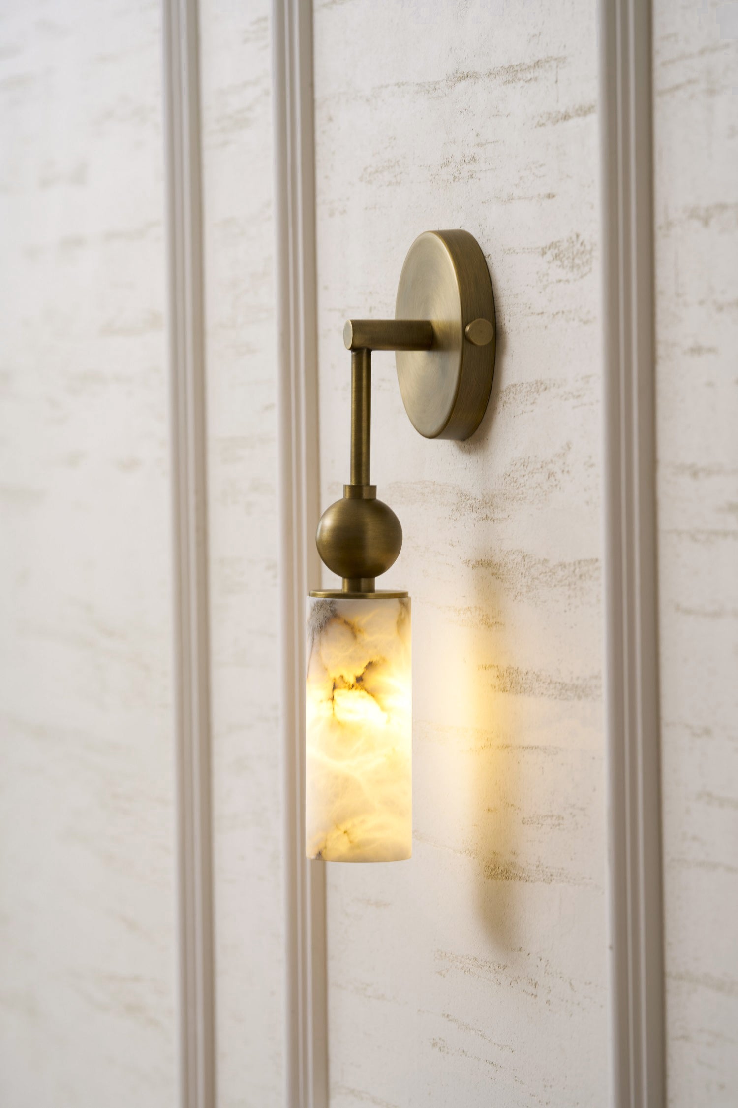 Glenwick Alabaster Indoor Wall Light