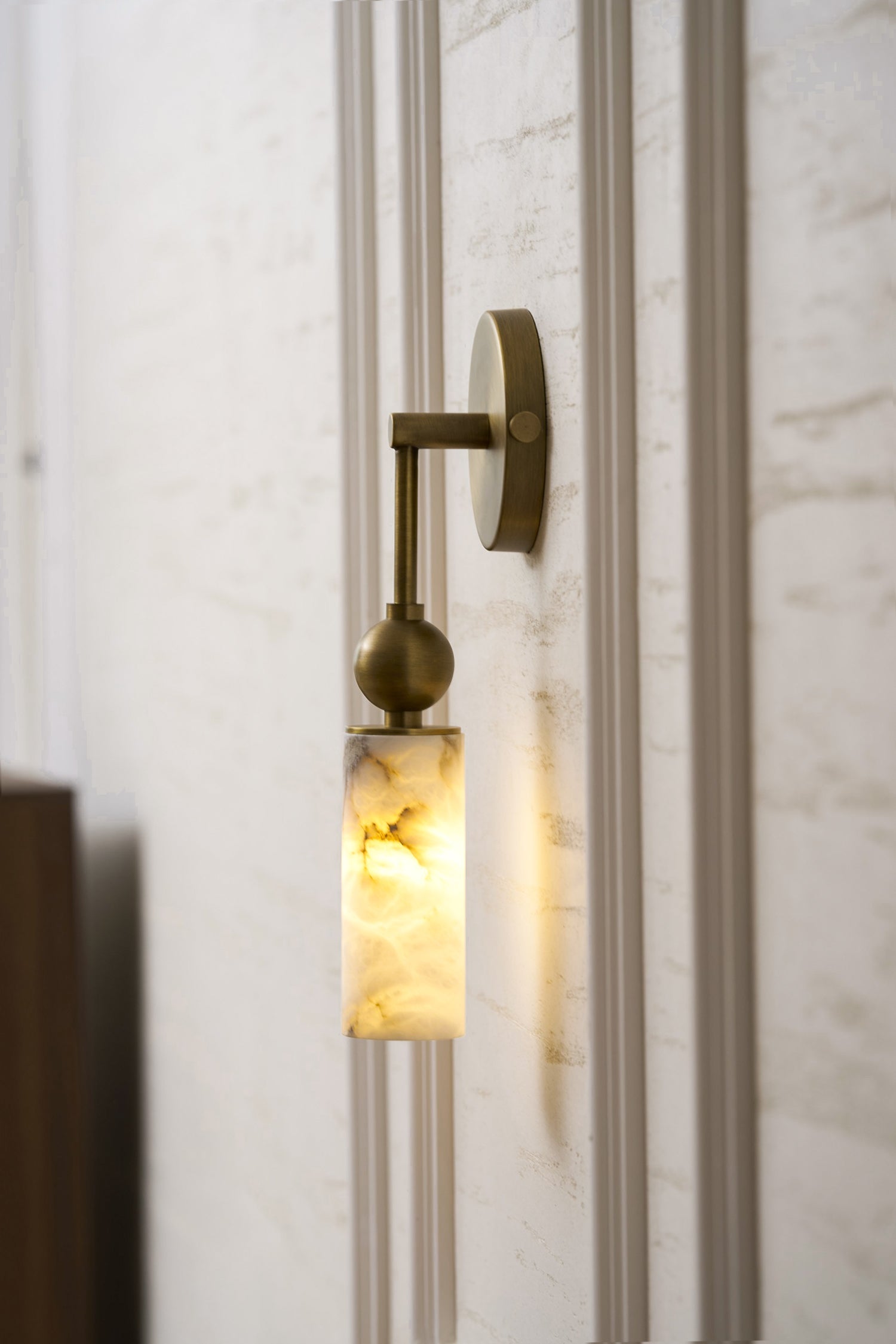 Glenwick Alabaster Indoor Wall Light