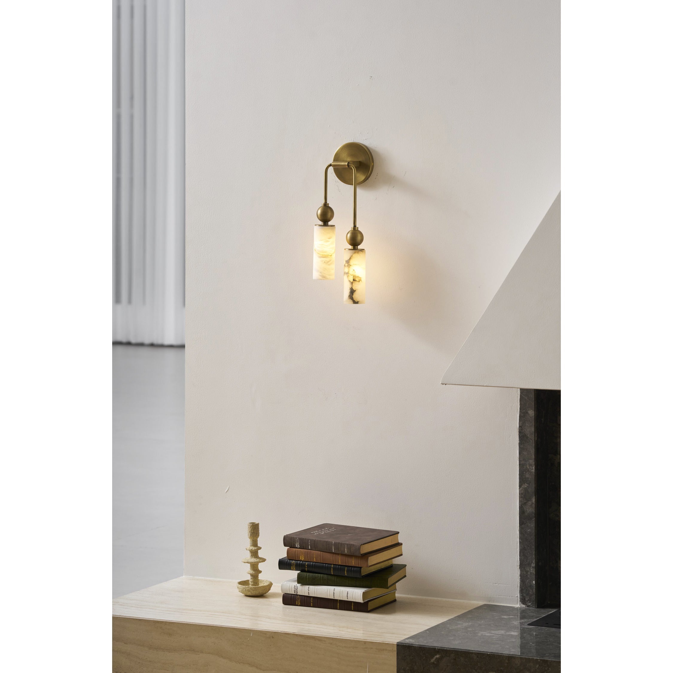 Glenwick Alabaster Indoor Wall Light