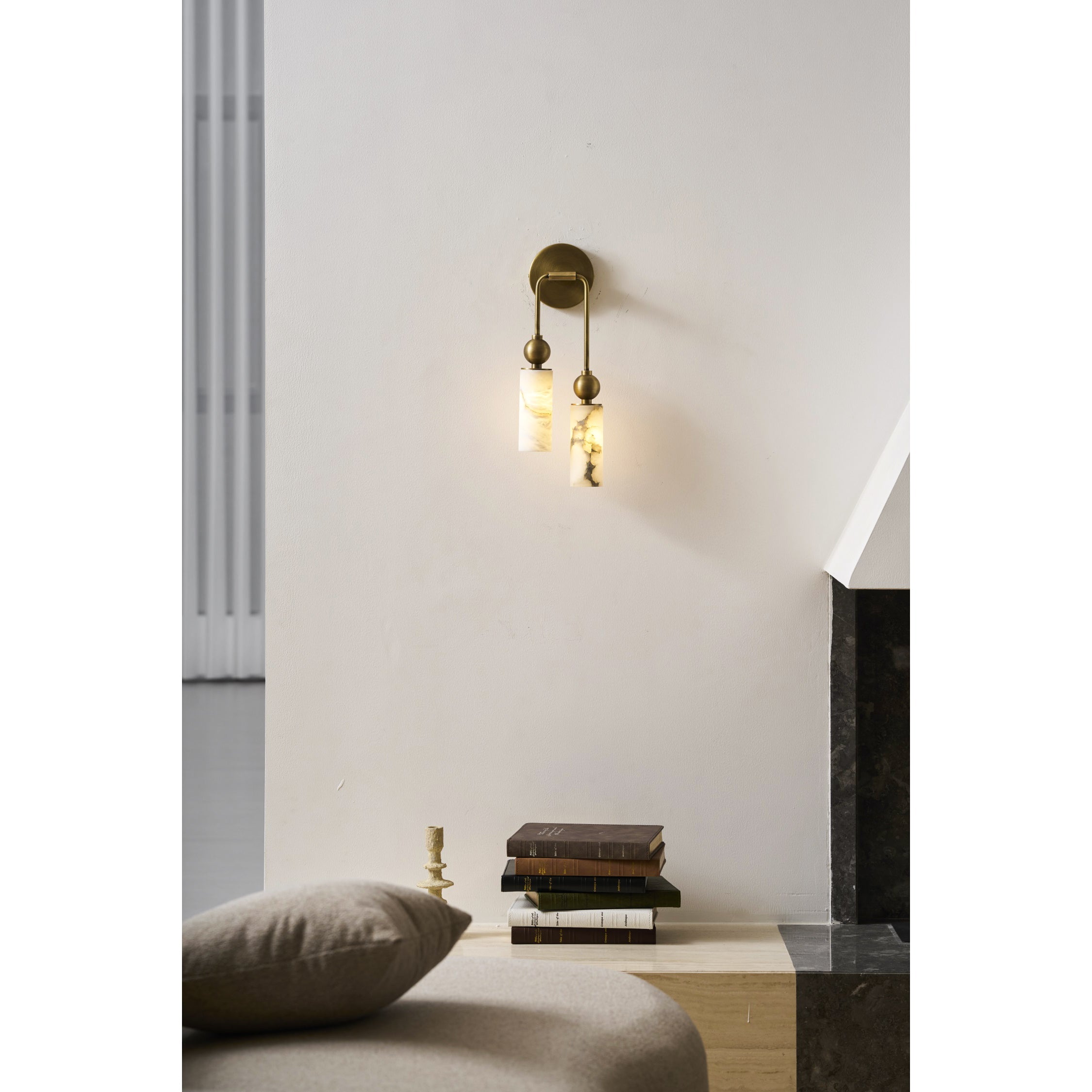 Glenwick Alabaster Indoor Wall Light