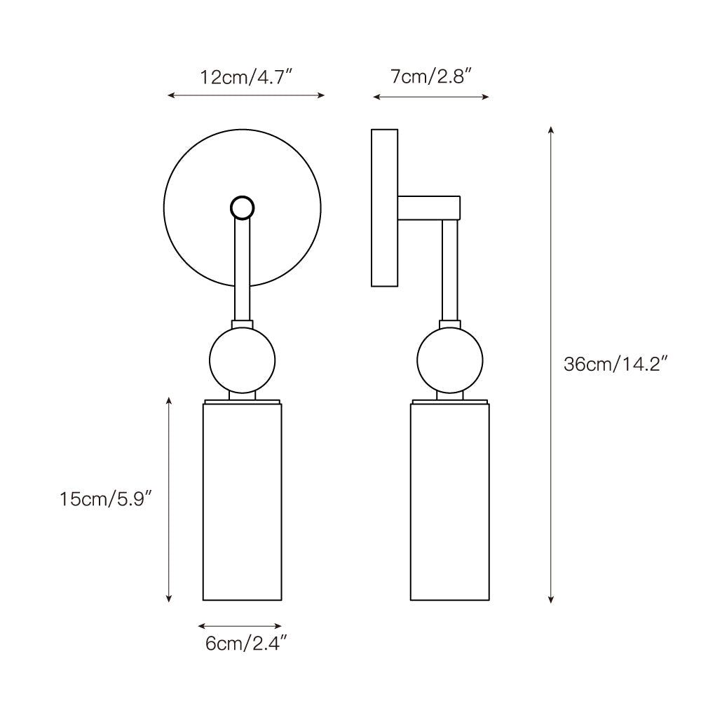 Glenwick Alabaster Indoor Wall Light