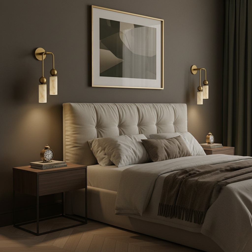 Glenwick Alabaster Indoor Wall Light