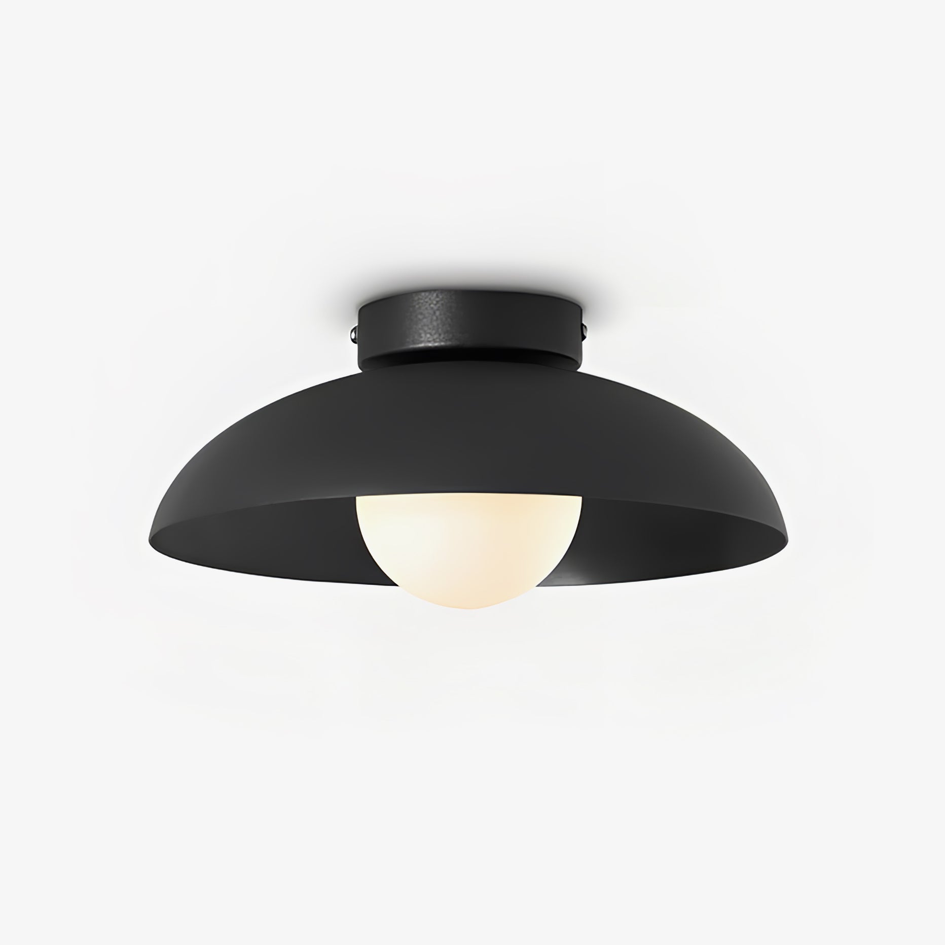 Zontes Nordic Art Dome Glass Ceiling Lamp