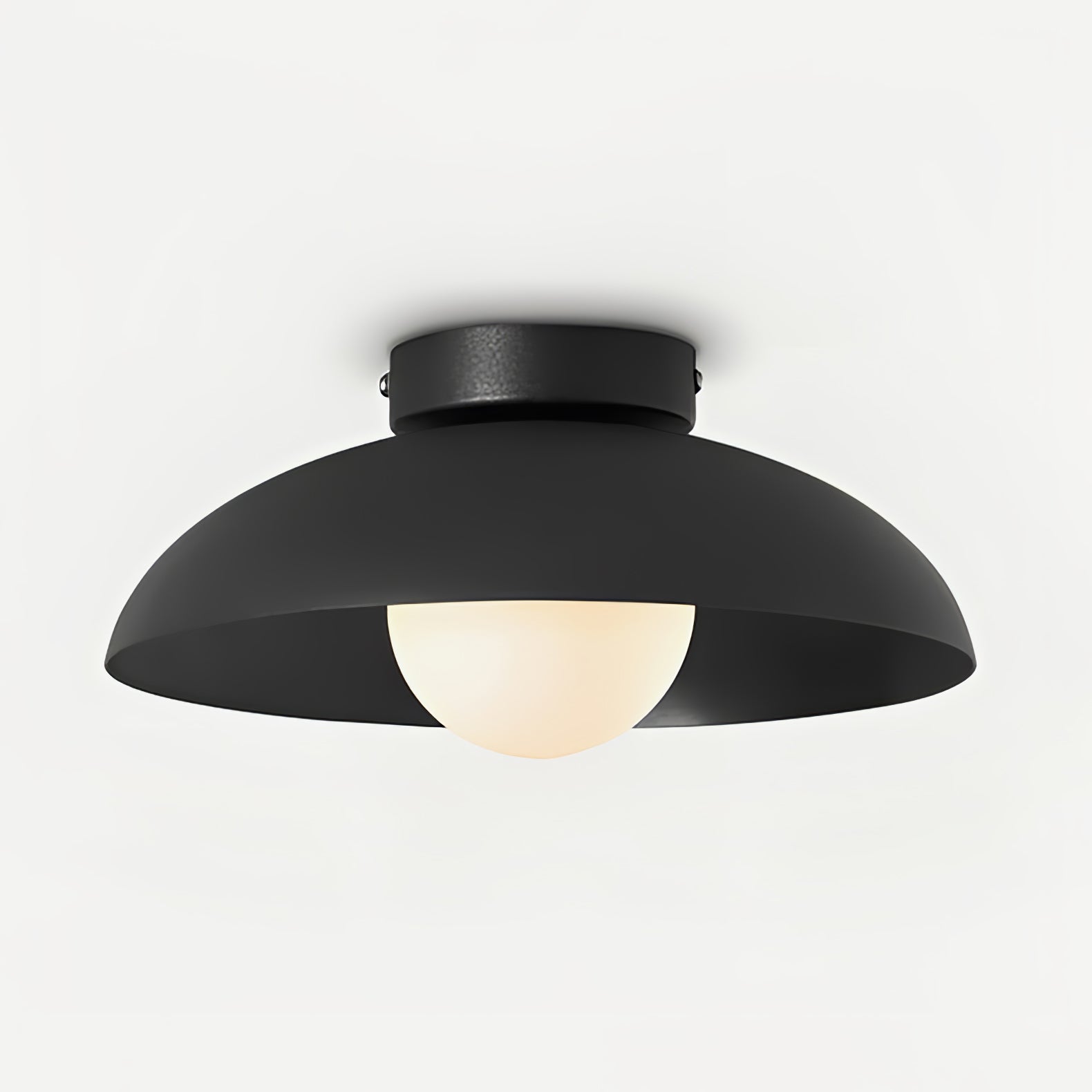 Zontes Nordic Art Dome Glass Ceiling Lamp