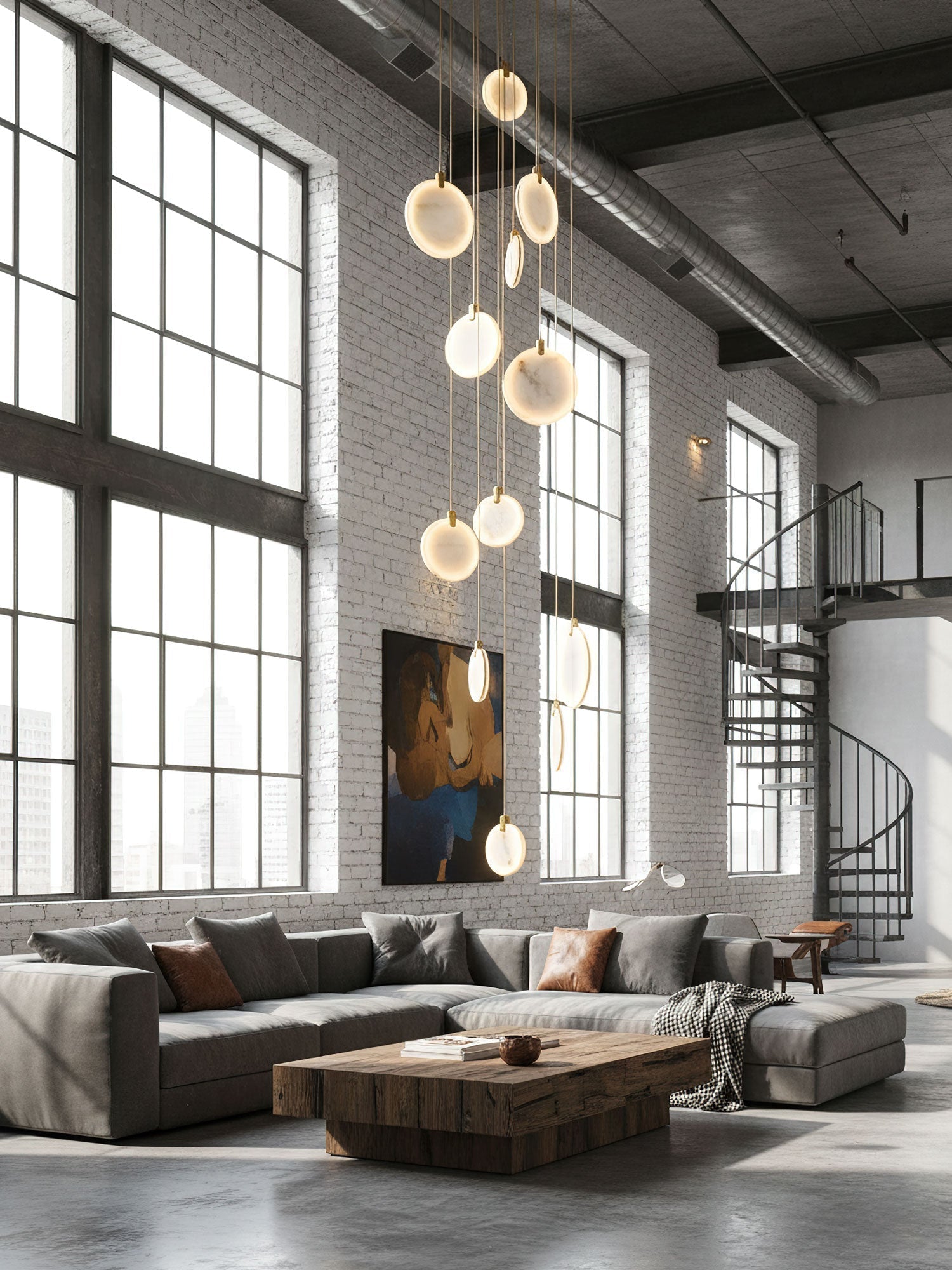 Harvest Alabaster Pendant Lamp