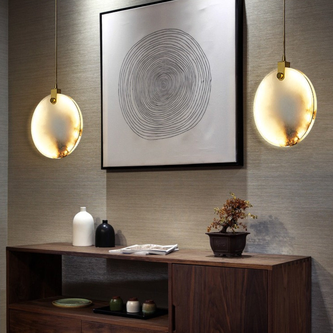 Lynore Alabaster Pendant Light