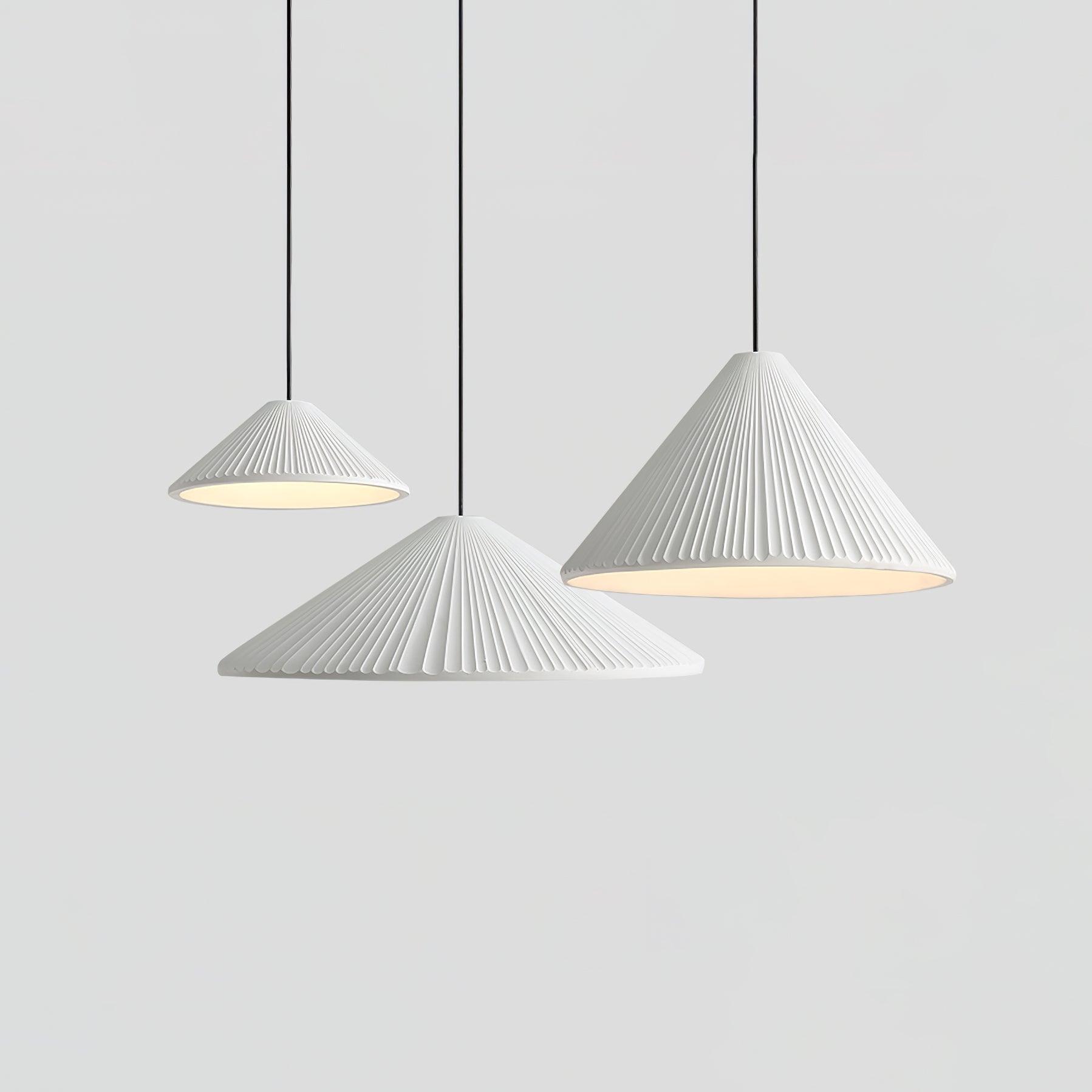 Cone Hat Resin Pendant Lamp