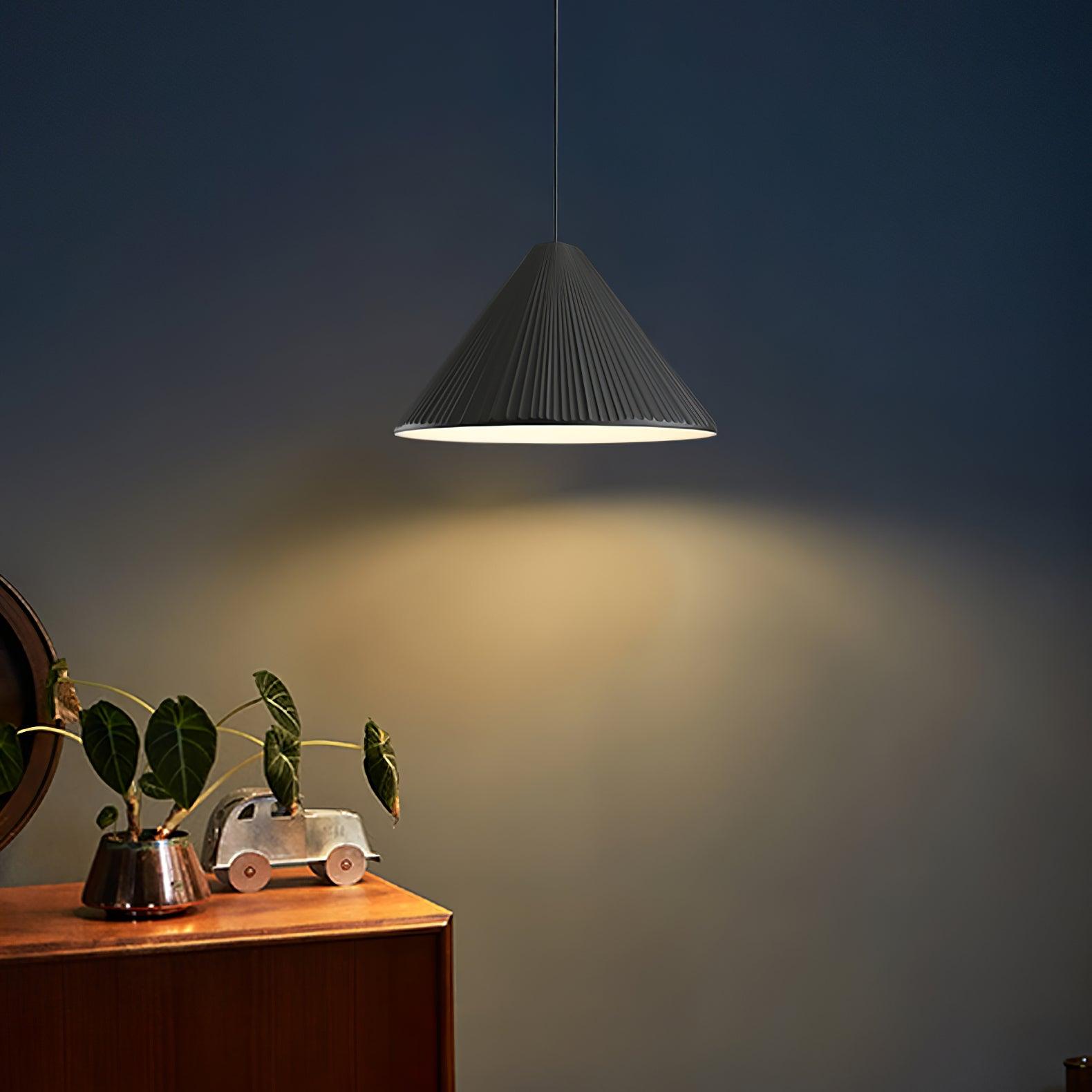 Cone Hat Resin Pendant Lamp