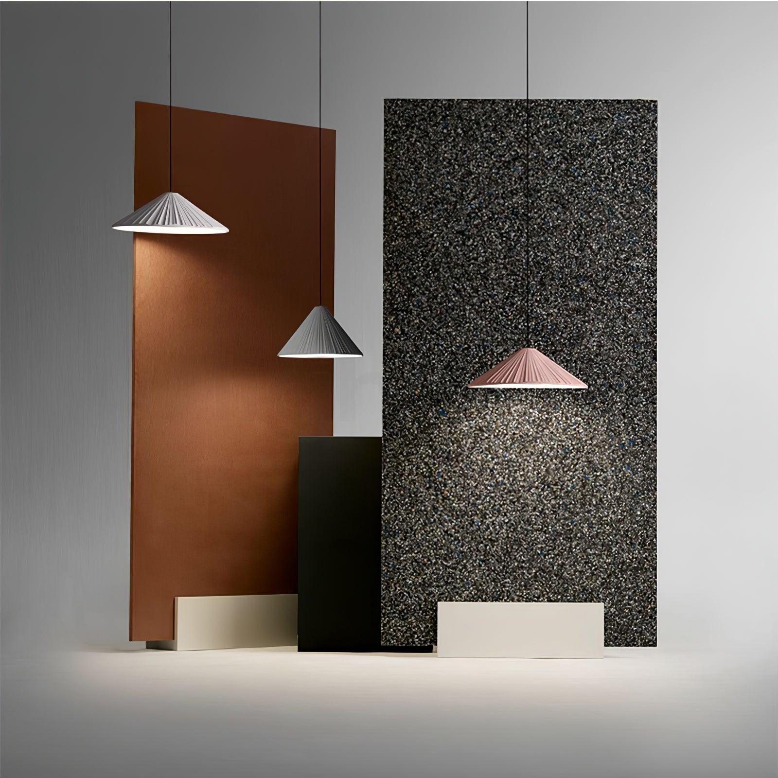 Cone Hat Resin Pendant Lamp