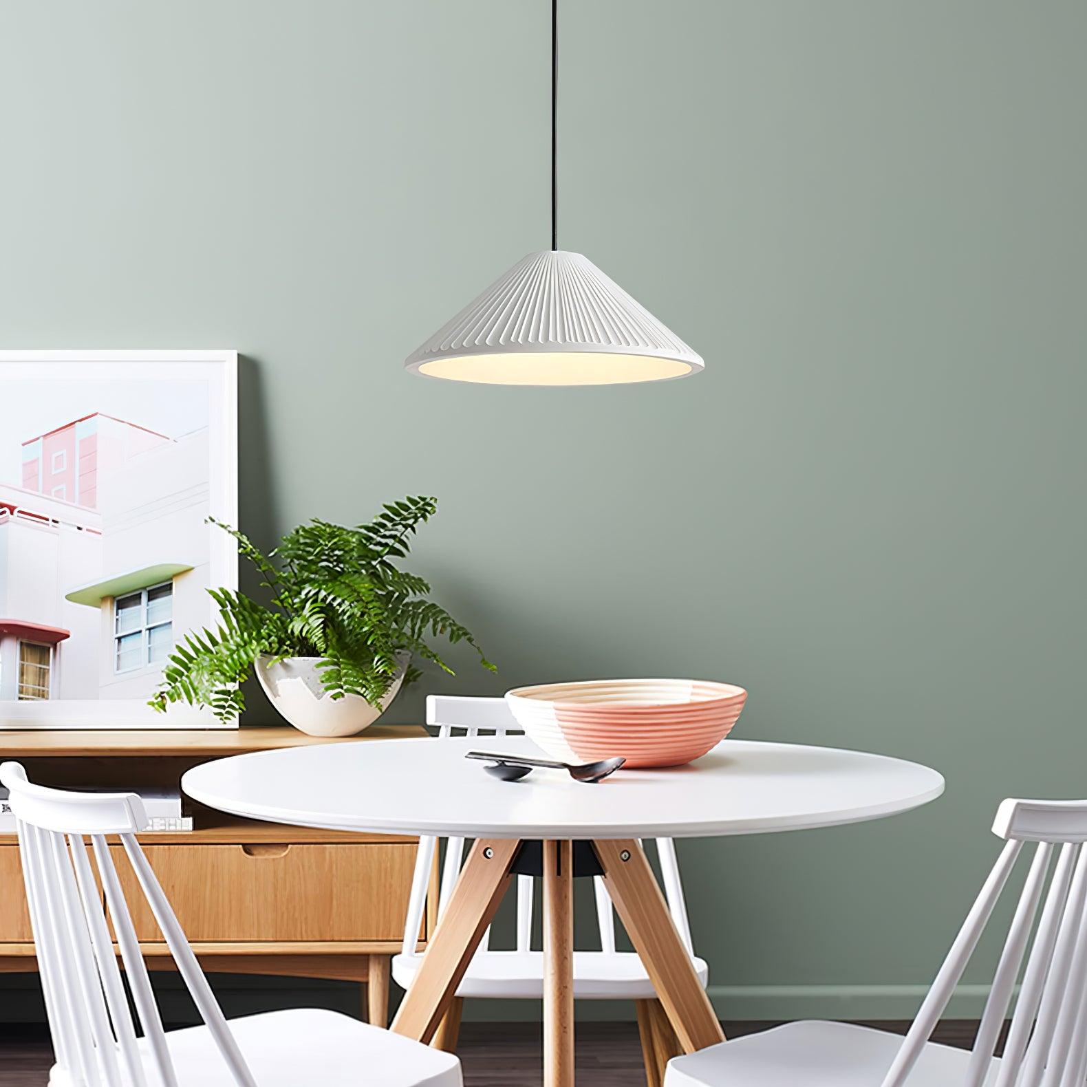 Cone Hat Resin Pendant Lamp